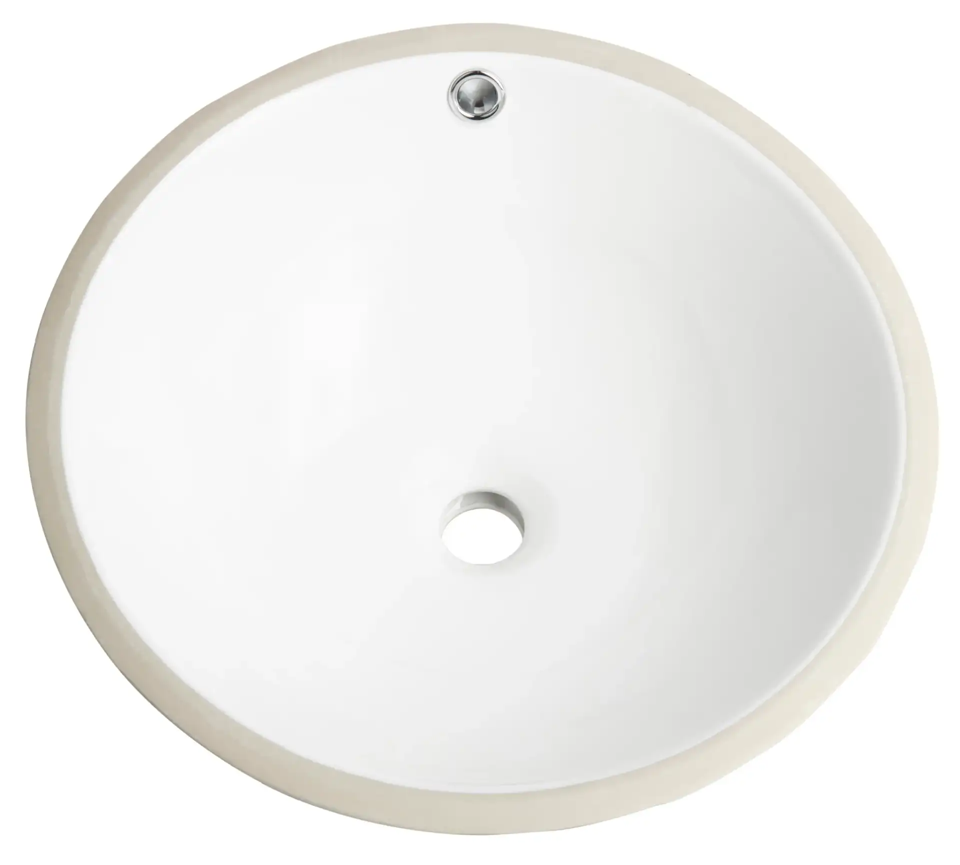 Nerida Bathroom Sink in White, detail view