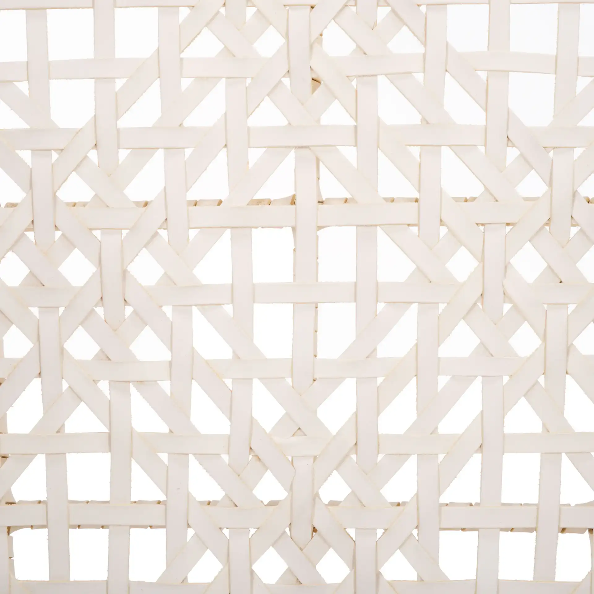 Bandelier Counter Stool in Natural / White, detail view