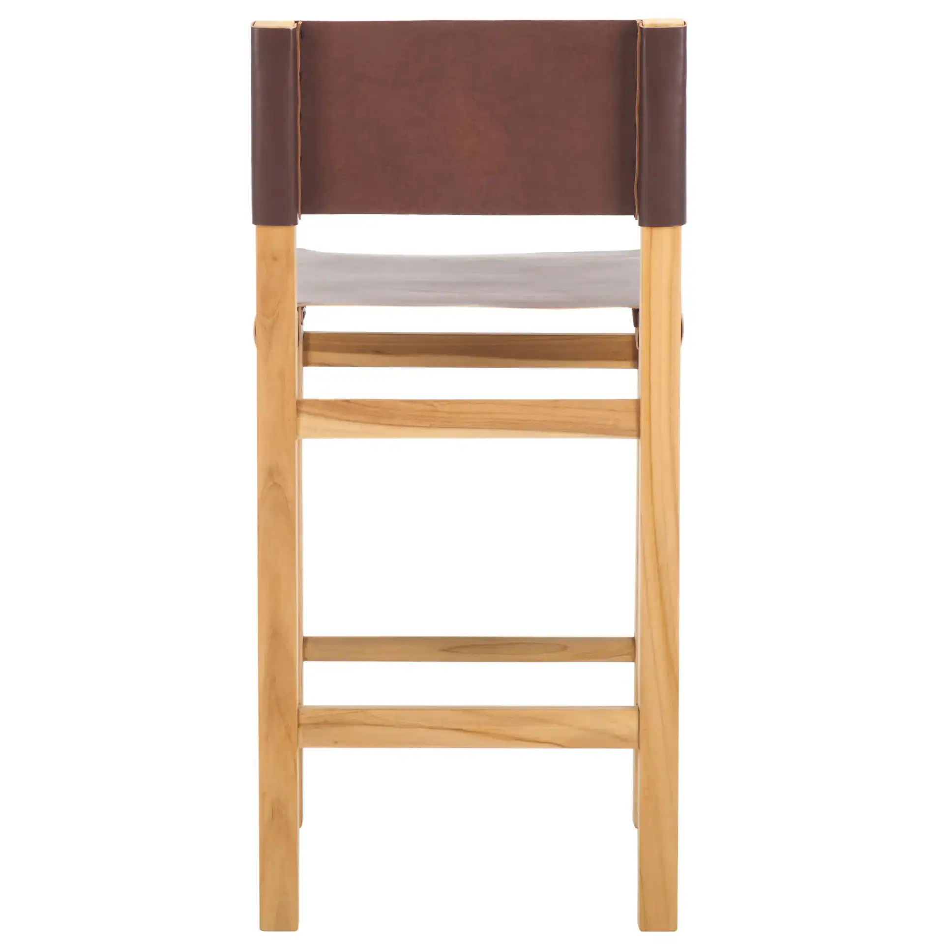 Romee Counter Stool in Cognac / Natural, detail view