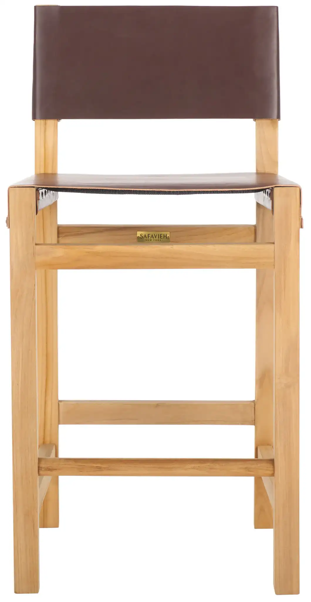 Romee Counter Stool in Cognac / Natural, detail view