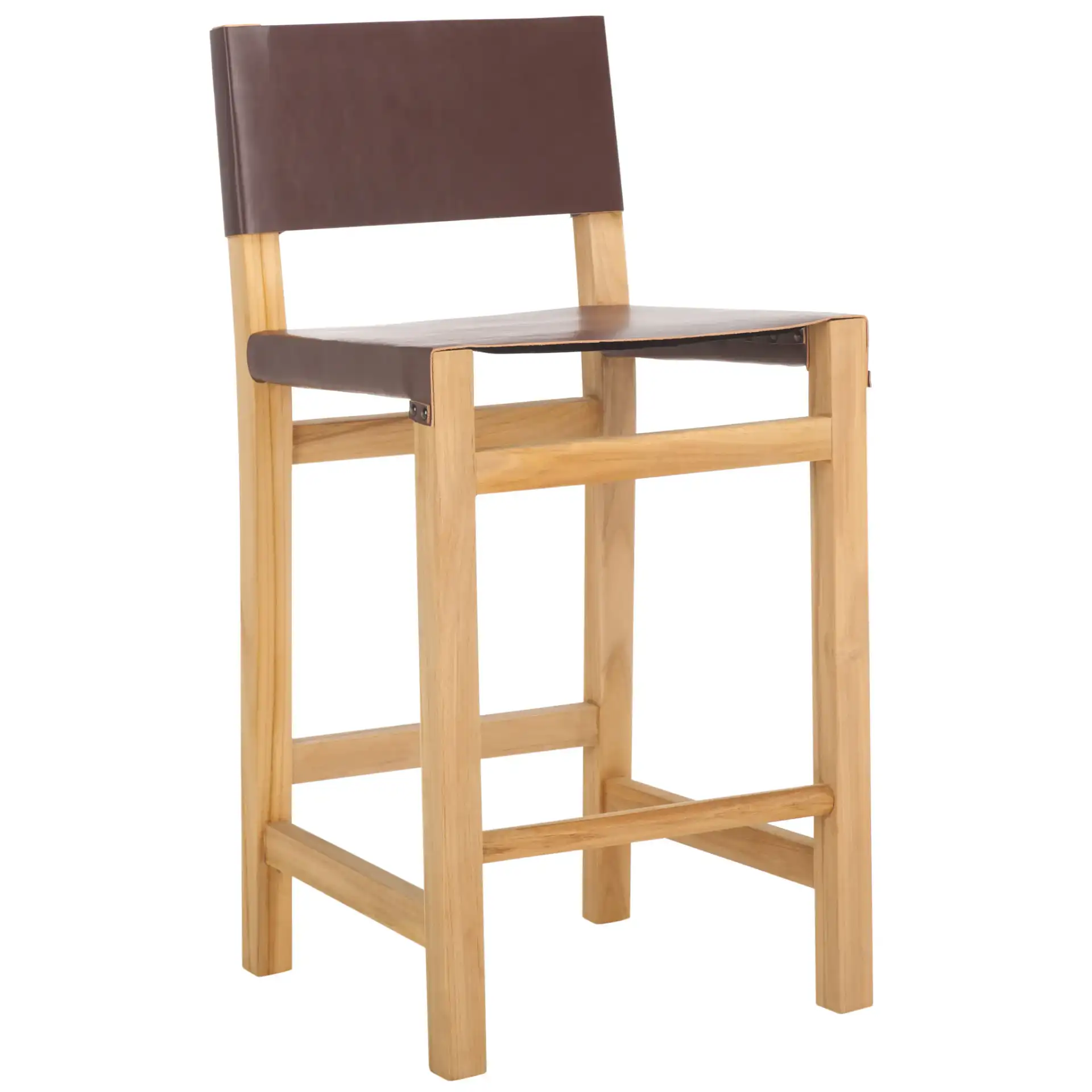 Romee Counter Stool in Cognac / Natural