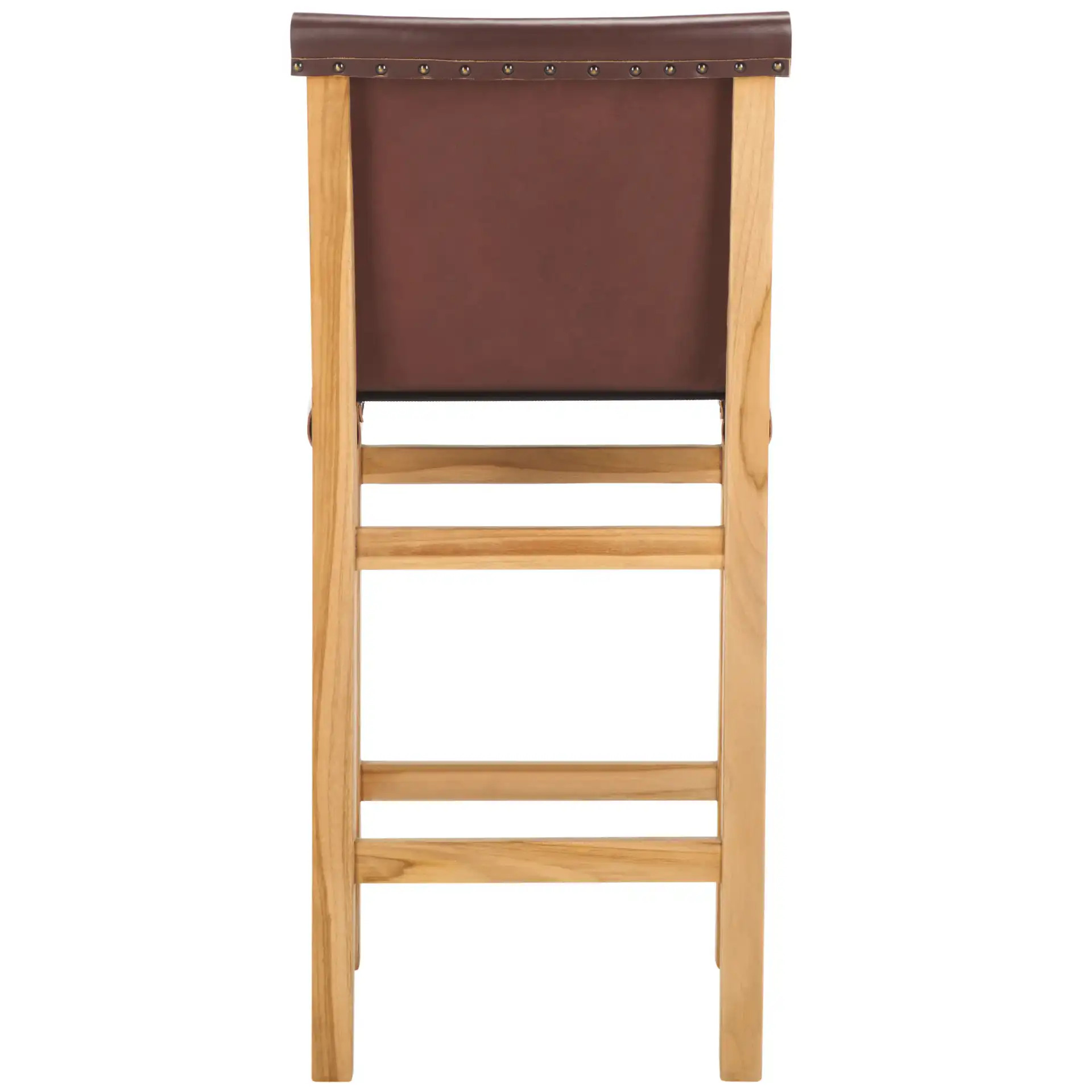 Arian Counter Stool in Cognac / Natural, detail view