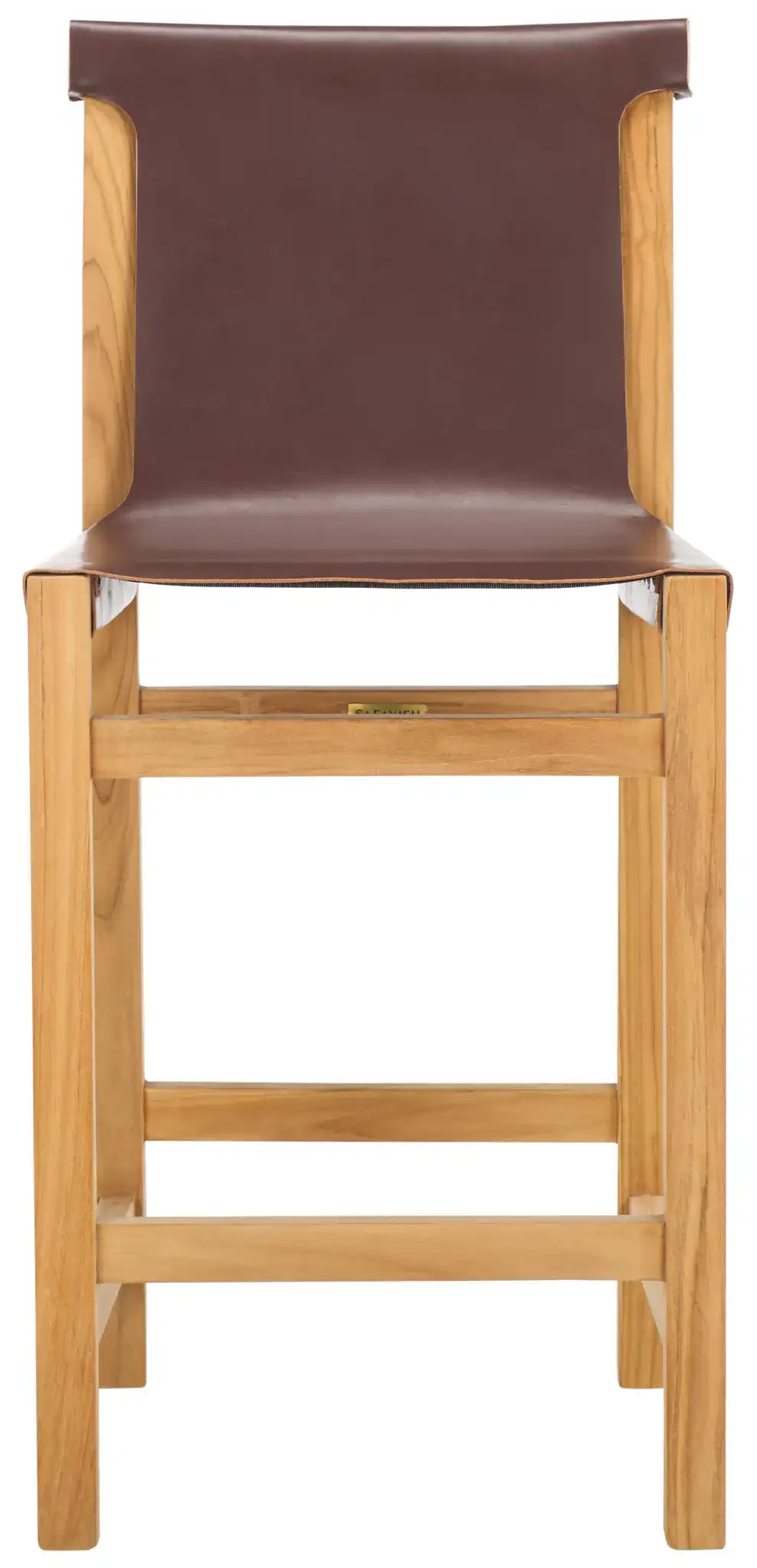 Arian Counter Stool in Cognac / Natural, detail view