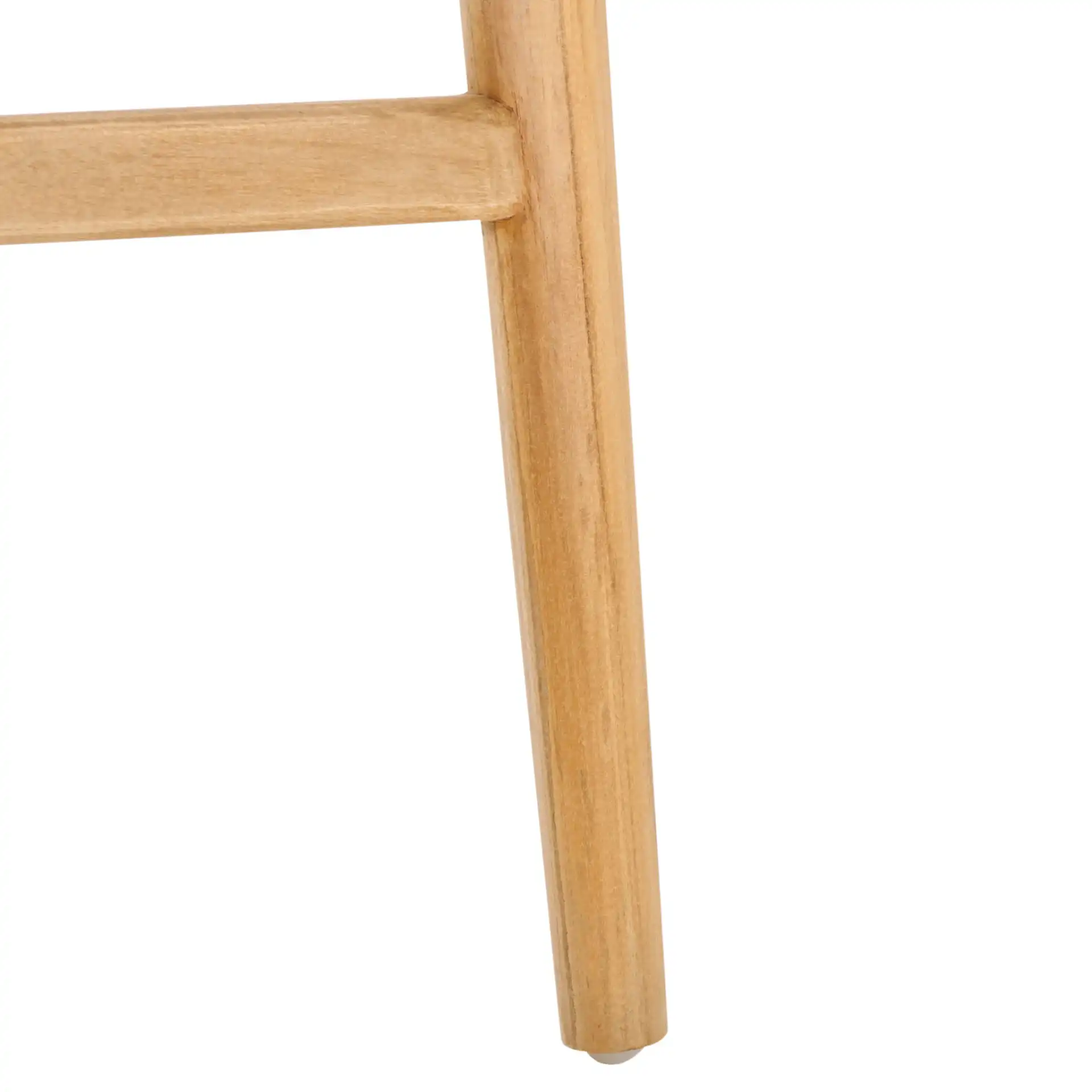 Rhyan Counter Stool in White / Natural, detail view