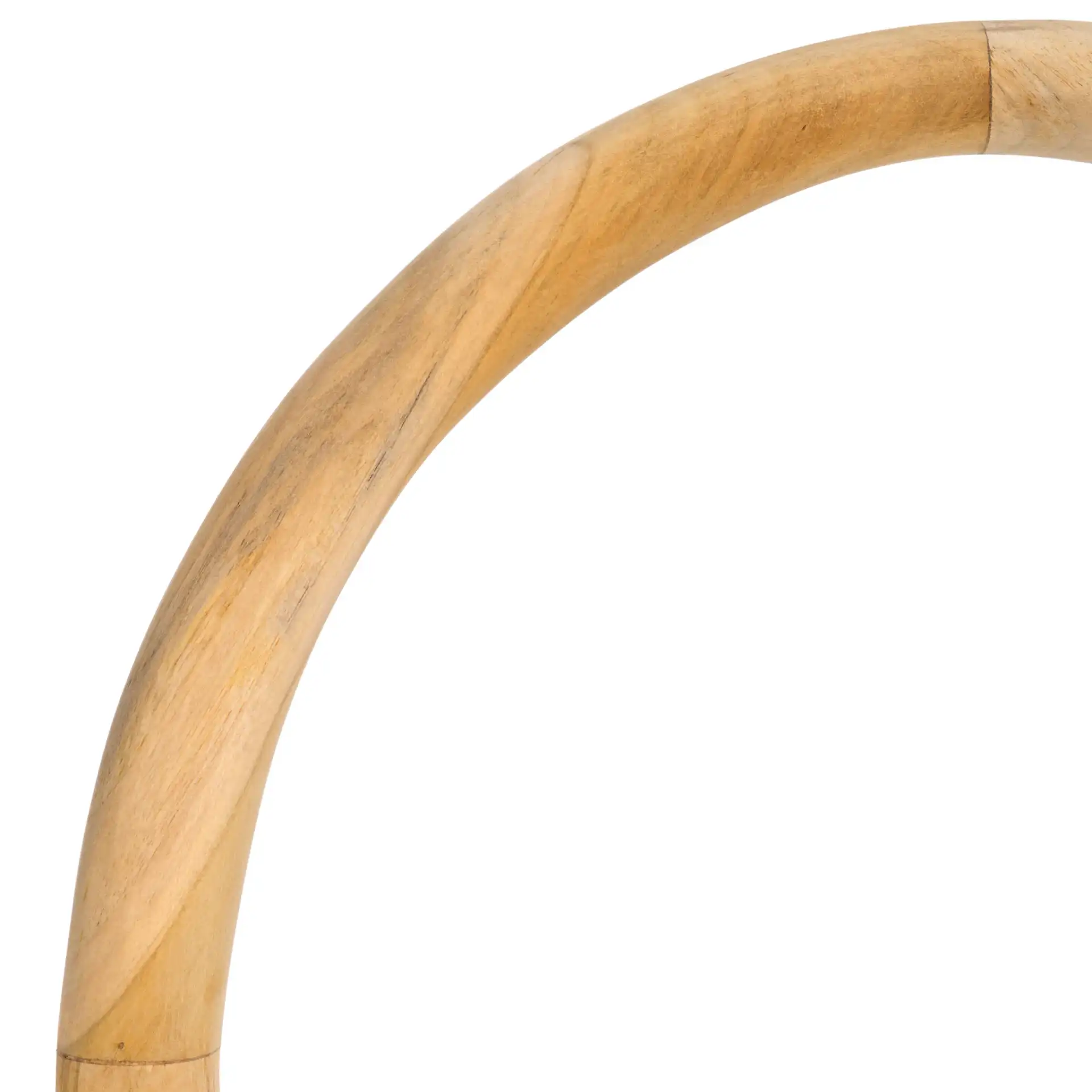 Rhyan Bar Stool in White / Natural in a styled room
