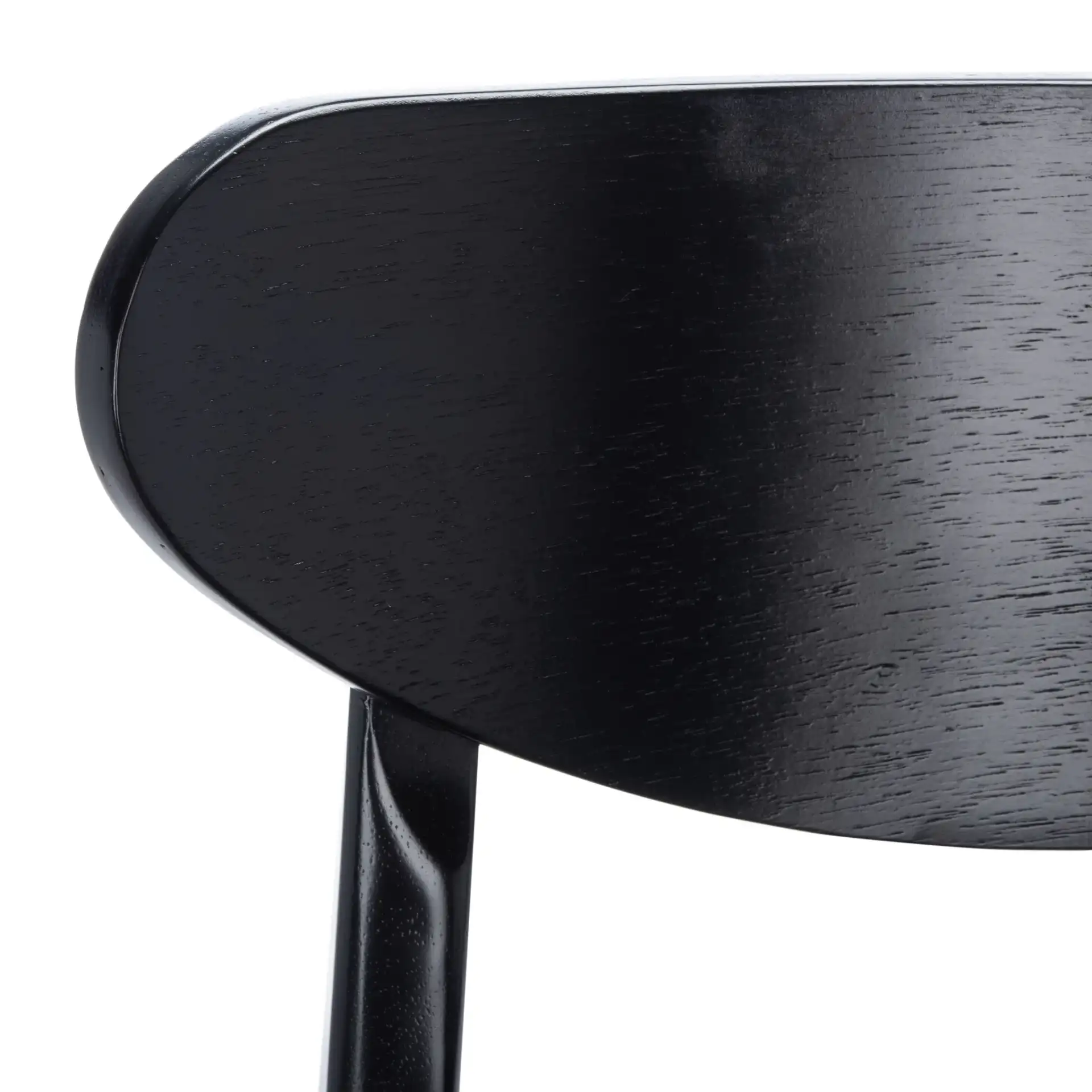 Thaxton Bar Stool (Set of 2) in Black in a styled room