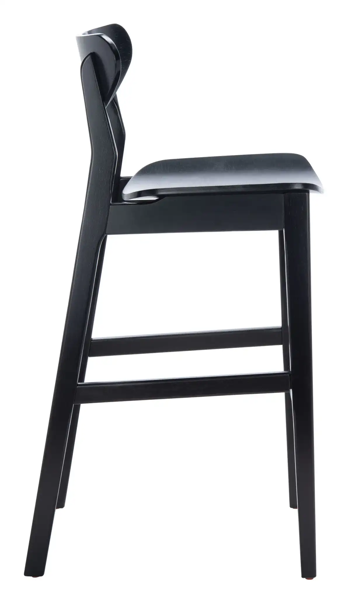 Thaxton Bar Stool (Set of 2) in Black, detail view
