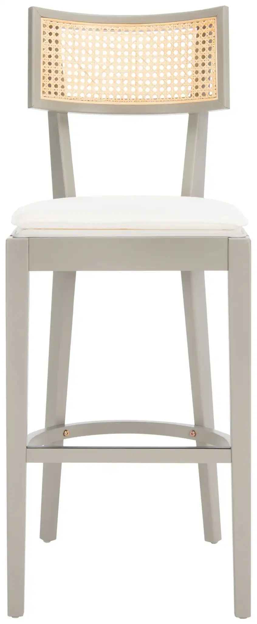 Galway Cane Bar Stool in Black / Natural