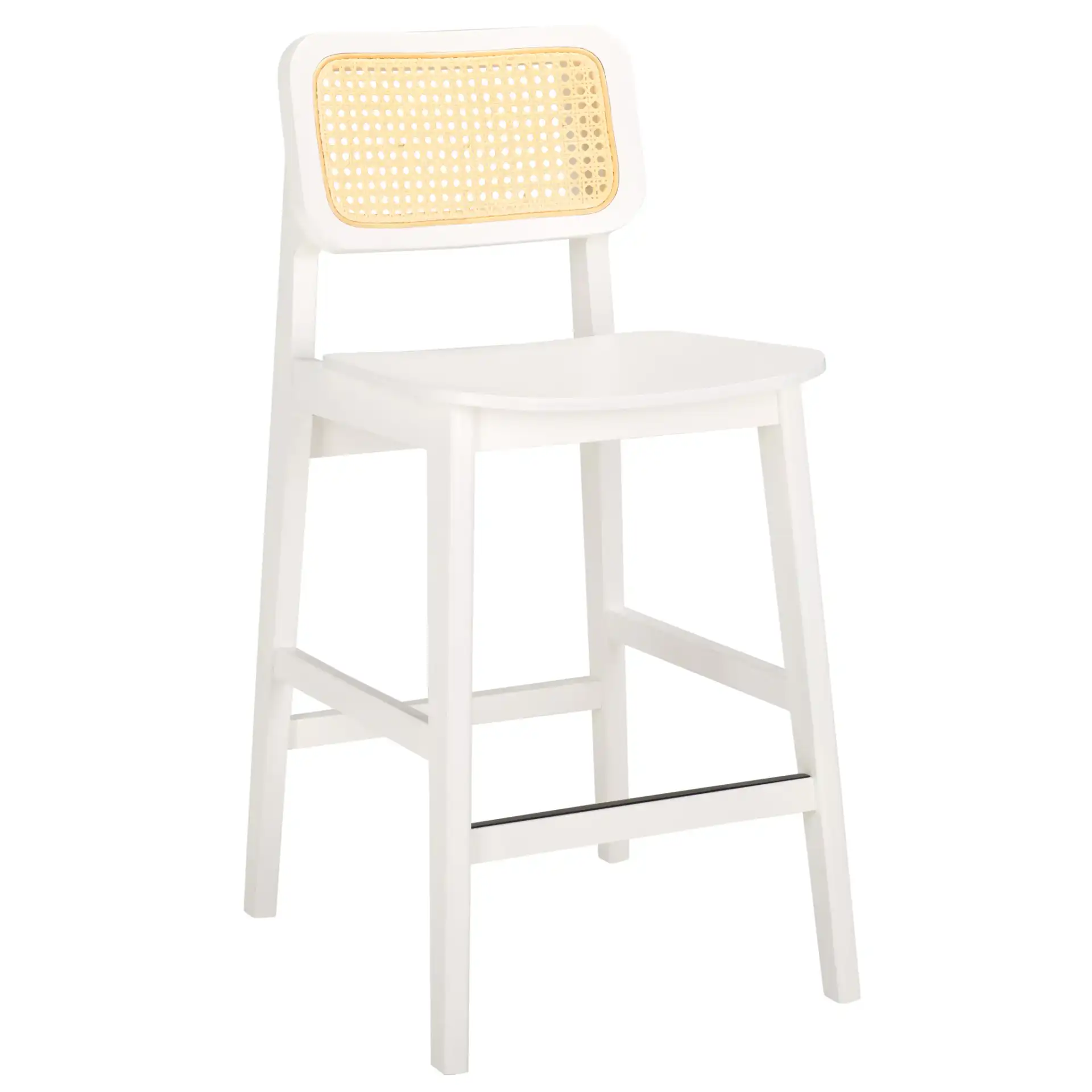 White / Natural Rattan