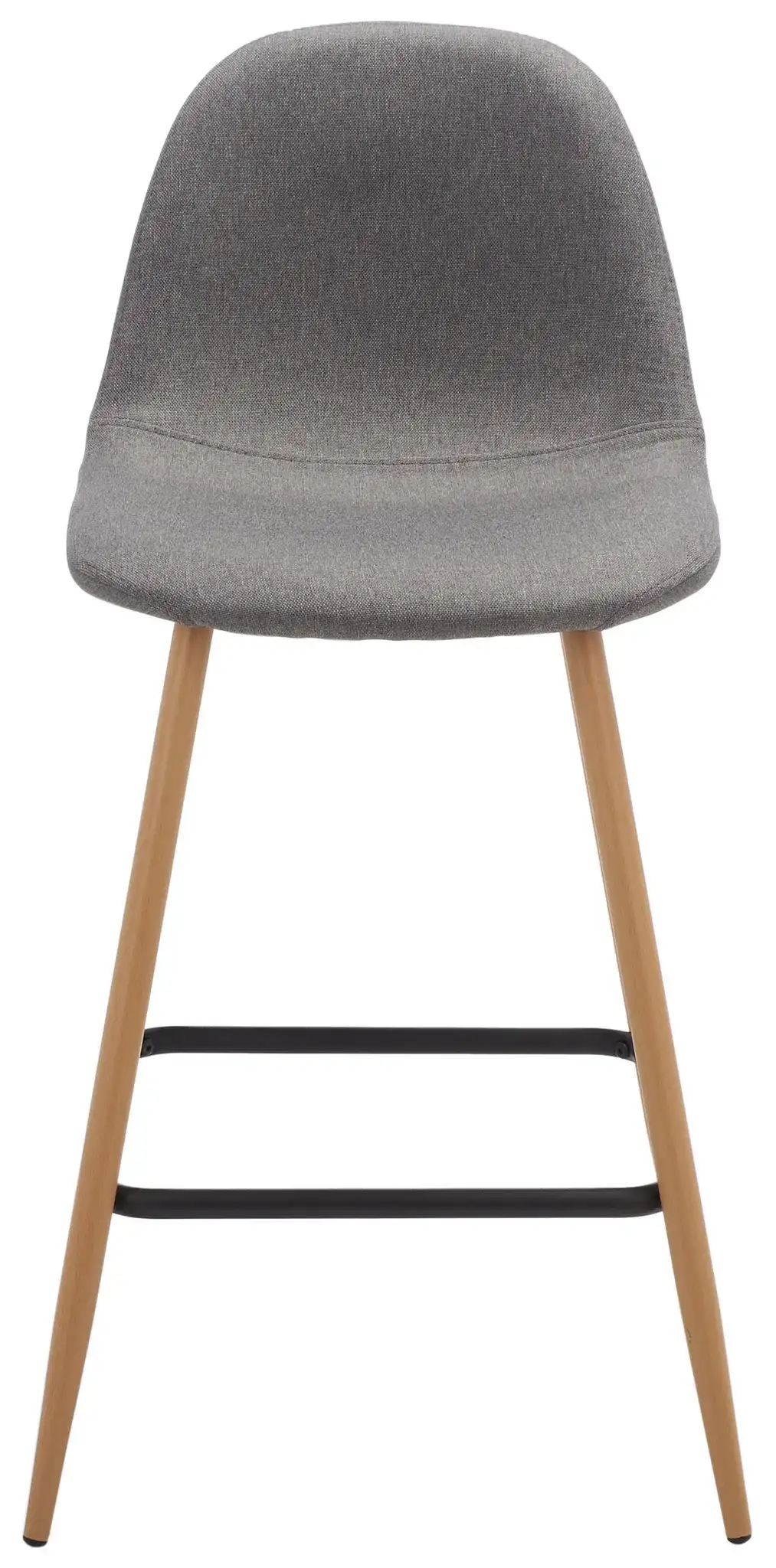 Travis Counter Stool in Dark Gray / Black, detail view