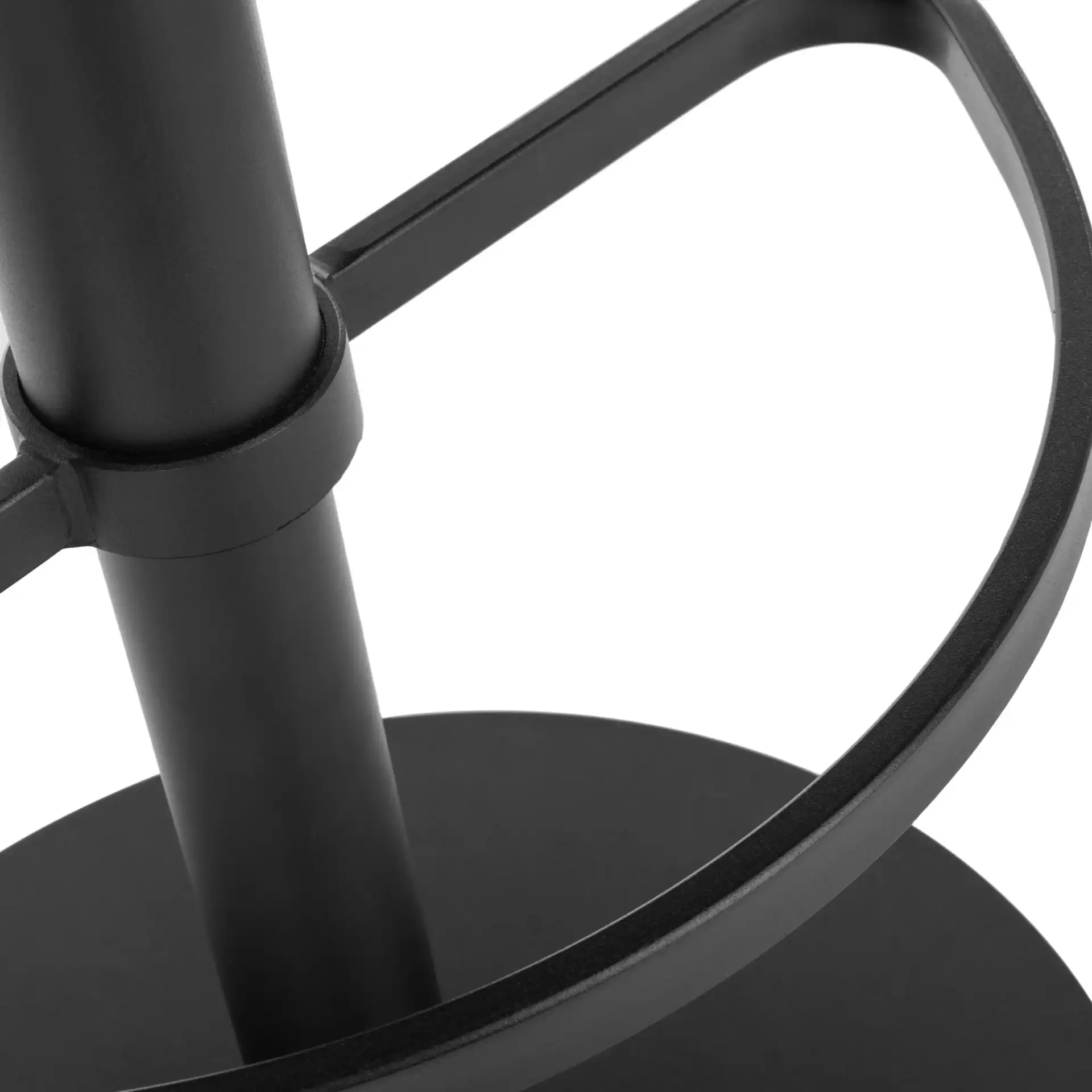 Sky Adjustable Swivel Barstool in Olive Pu / Black in a styled room
