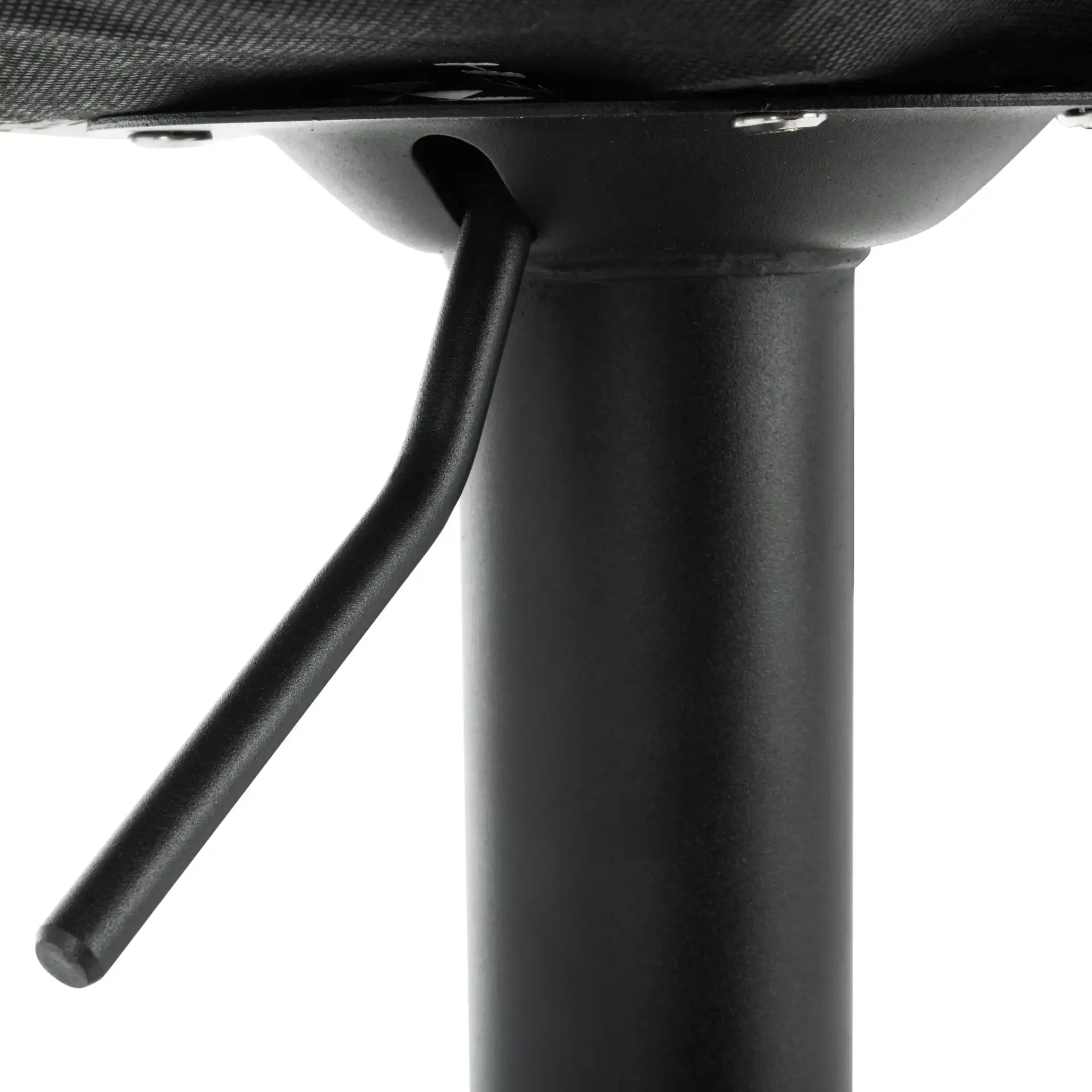 Sky Adjustable Swivel Barstool in Olive Pu / Black in a styled room