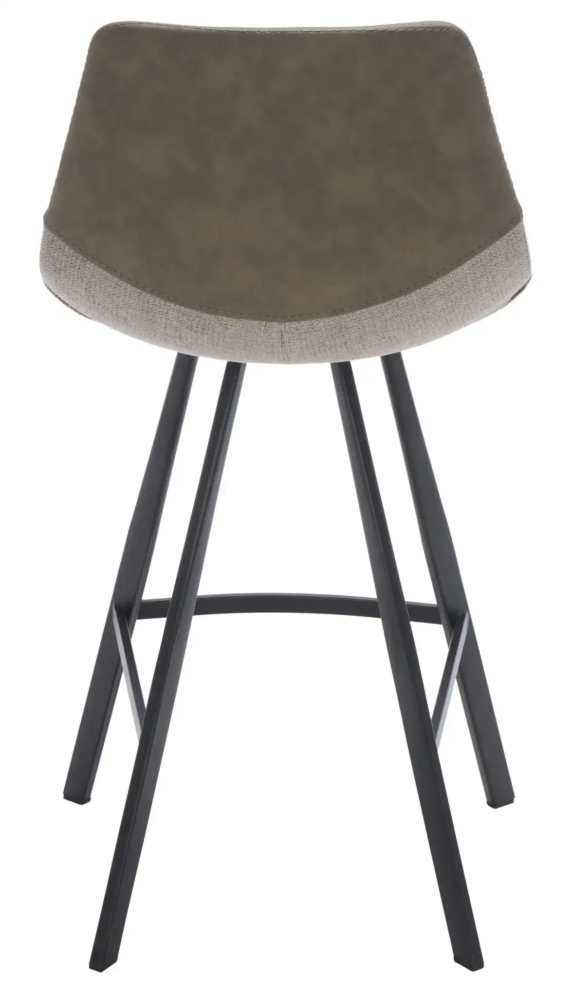 Granger Counter Stool in Gray / Black, detail view