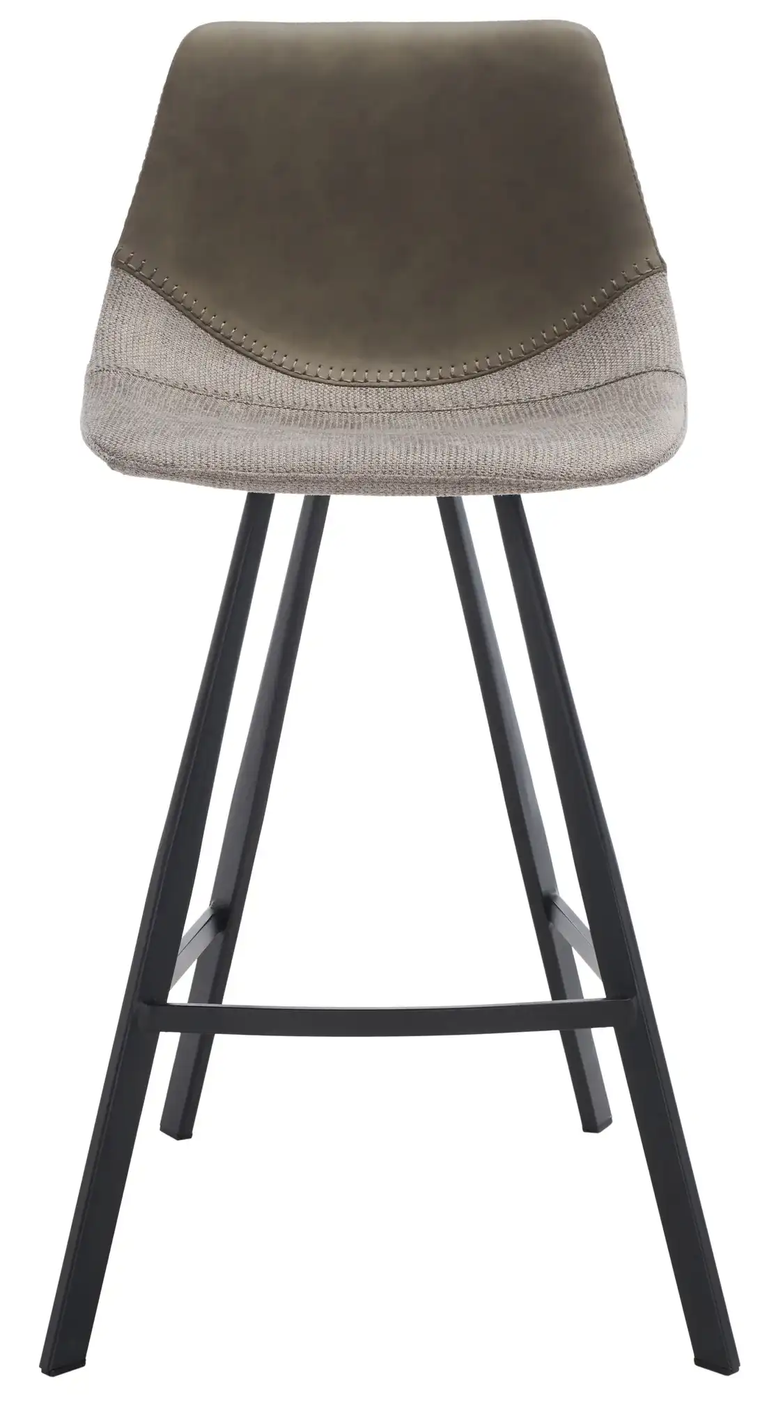 Granger Counter Stool in Gray / Black, detail view