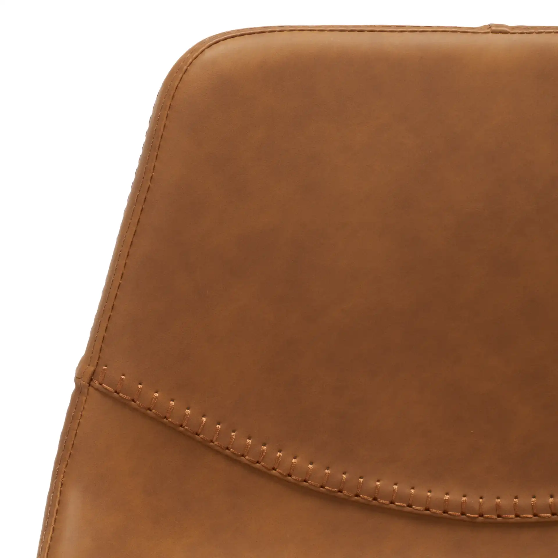 Ryanne Counter Stool in Cognac / Black in a styled room