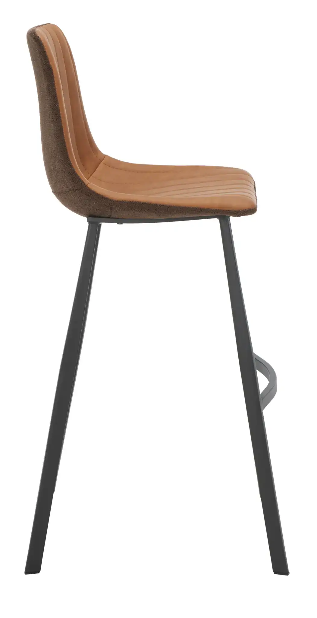 Rhyatte Bar Stool in Gray / Black, detail view