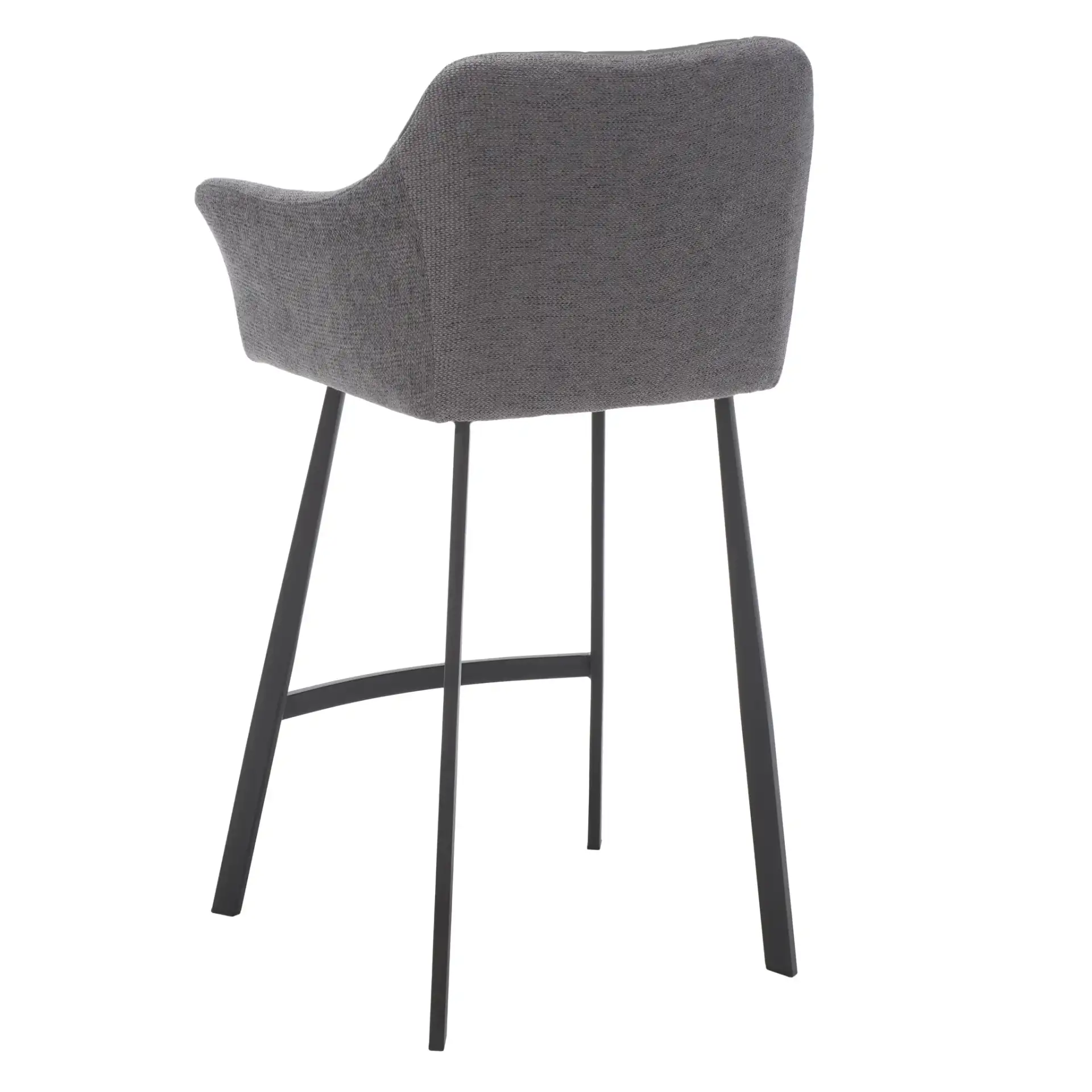 Rodi Counter Stool in Gray / Black, detail view