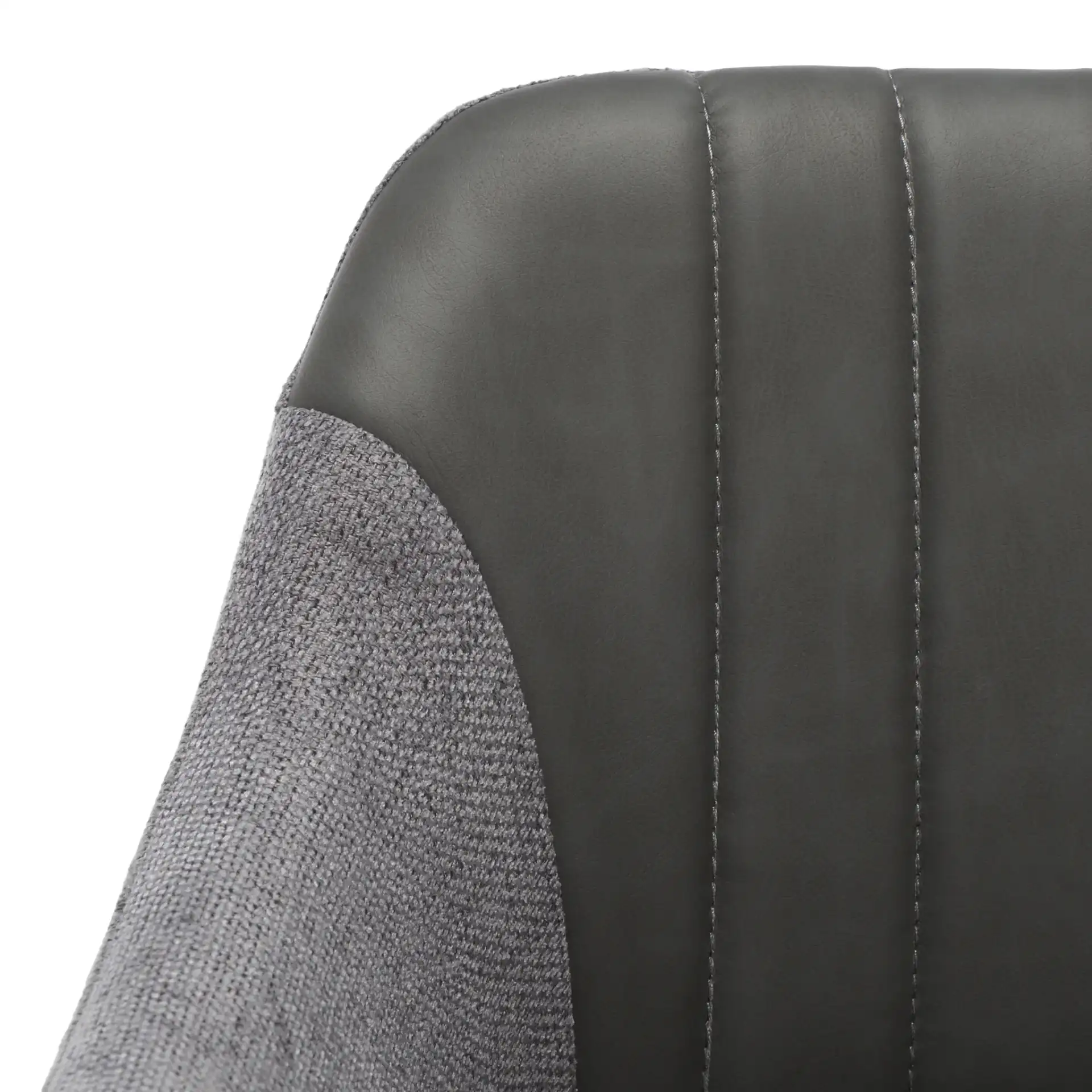 Rodi Counter Stool in Gray / Black in a styled room