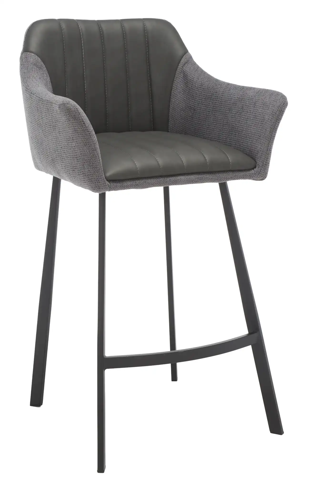 Rodi Counter Stool in Gray / Black