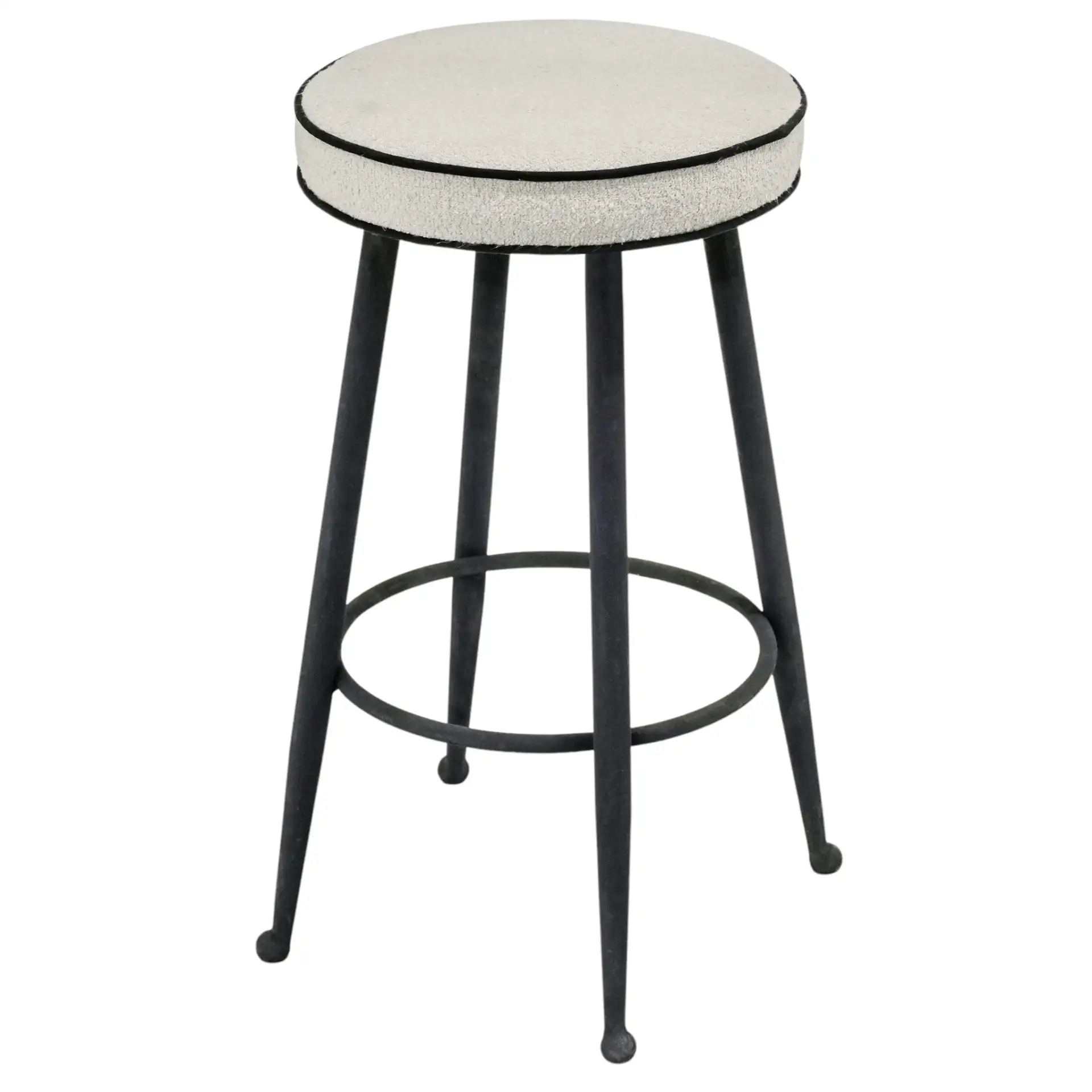 Serafina Counter Stool in Black / White