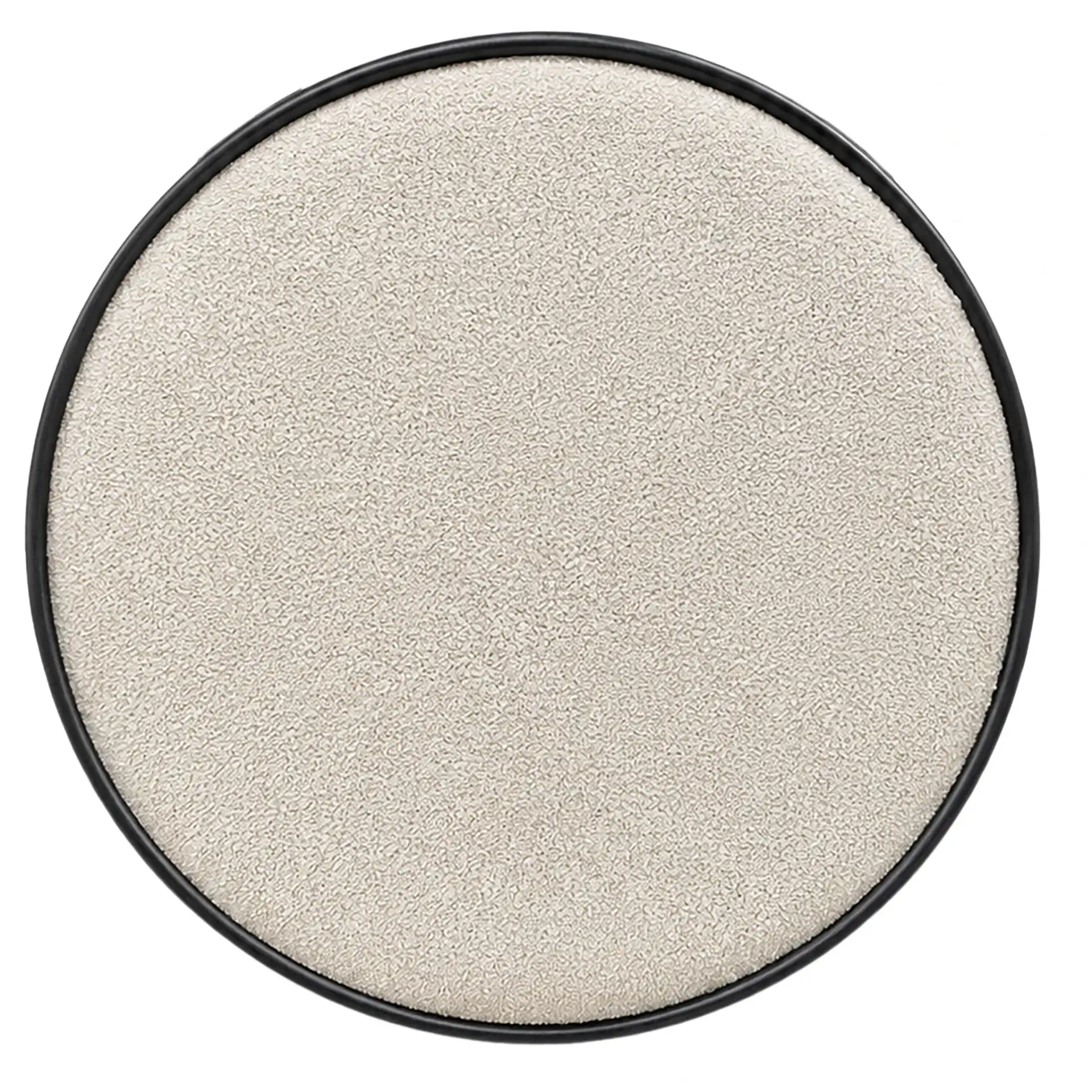 Serafina Counter Stool in Black / White, detail view