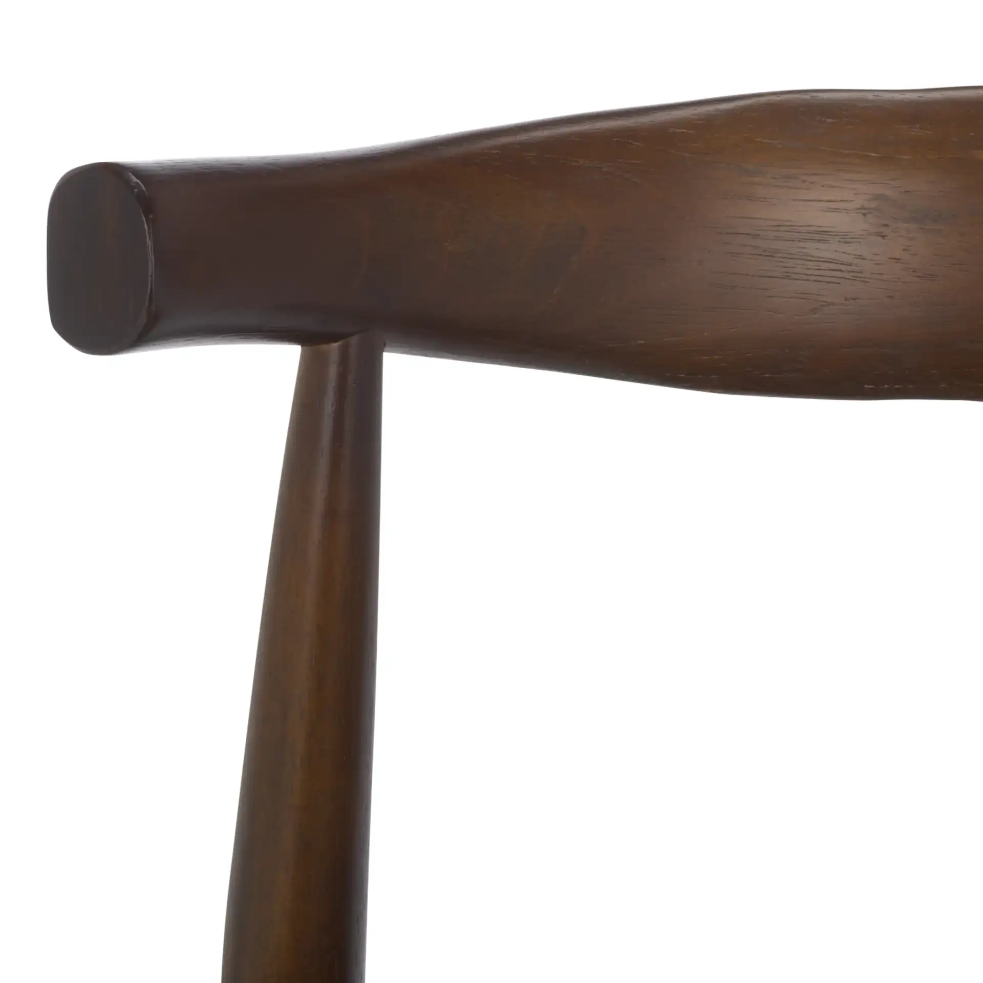 Elbow Counter Stool in Olive / Espresso in a styled room