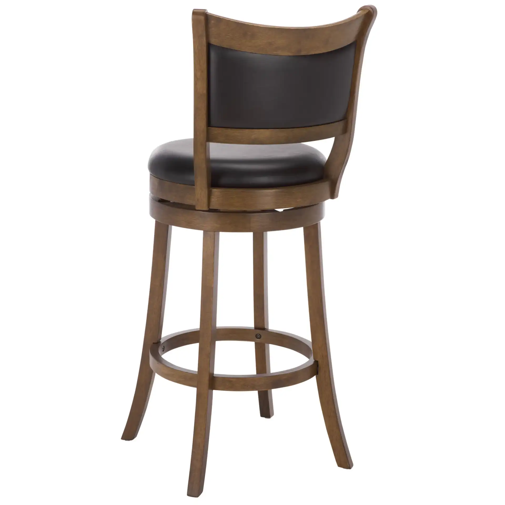 Takado Barstool in Black / Natural, detail view