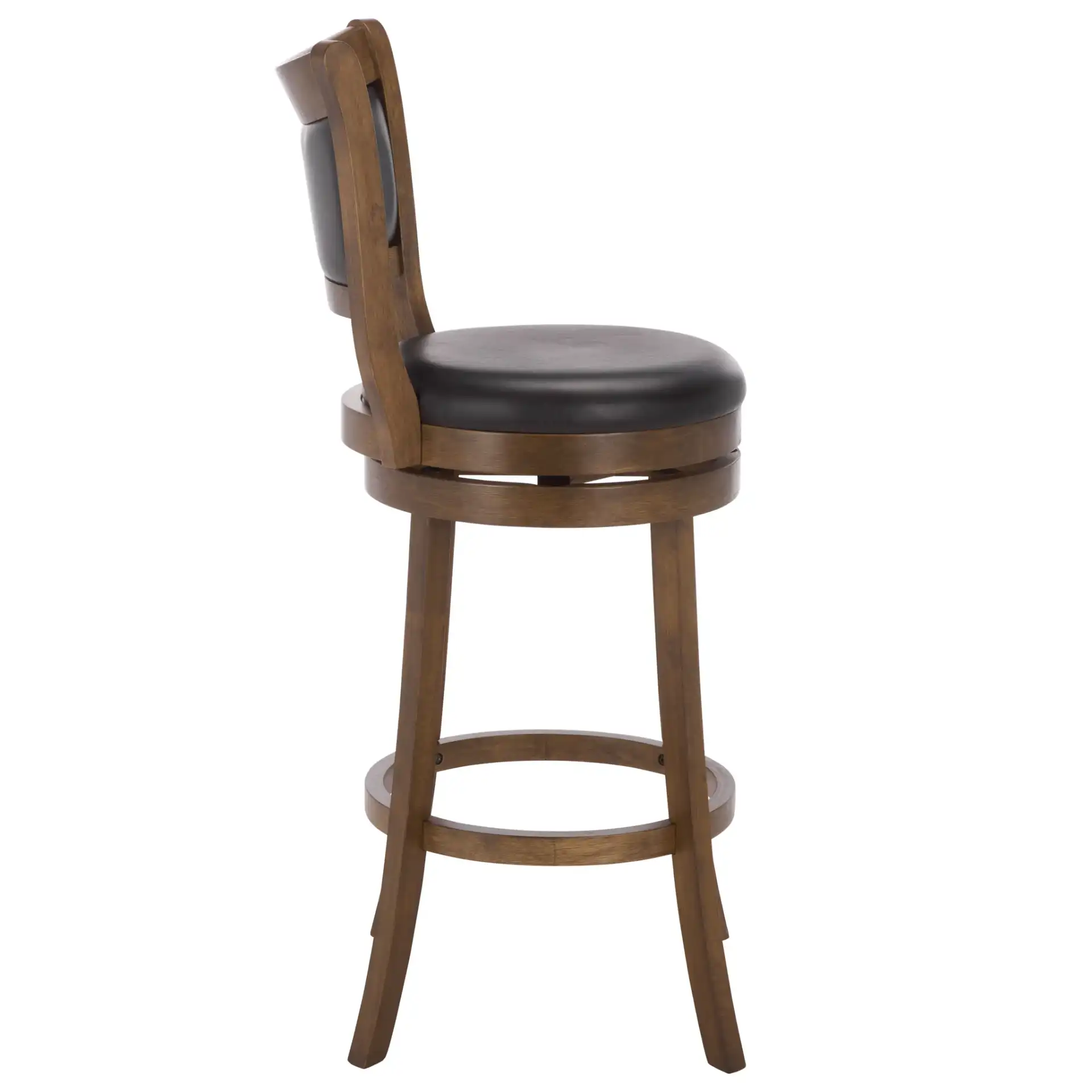 Takado Barstool in Black / Natural, detail view