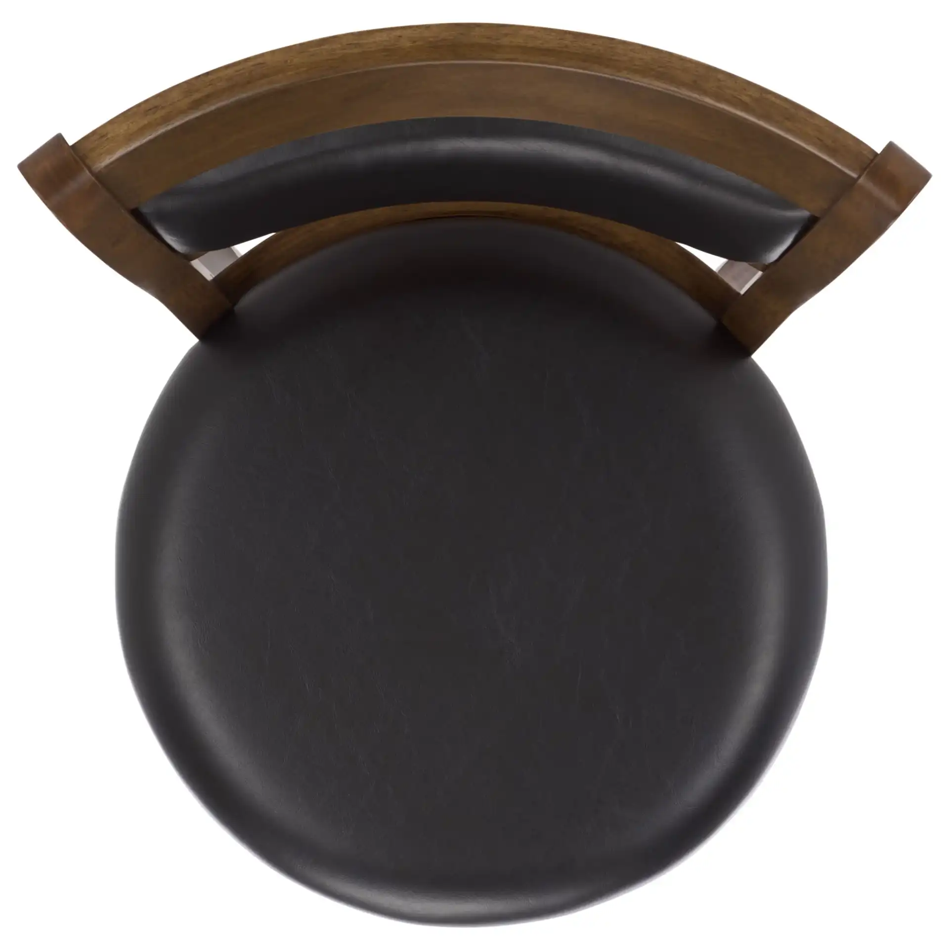 Takado Barstool in Black / Natural, detail view