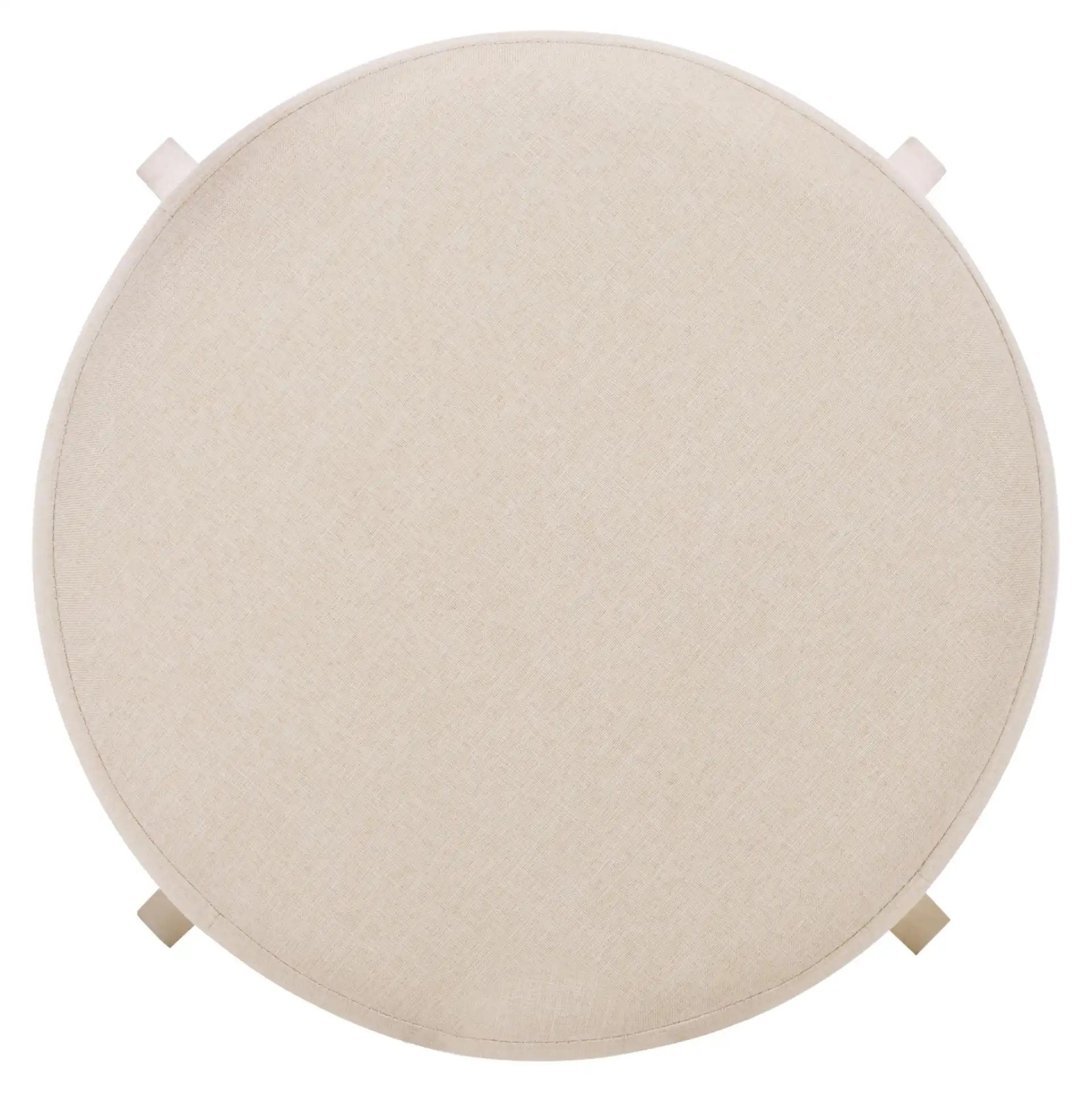 Mumbai Barstool in Cream / Natural, detail view
