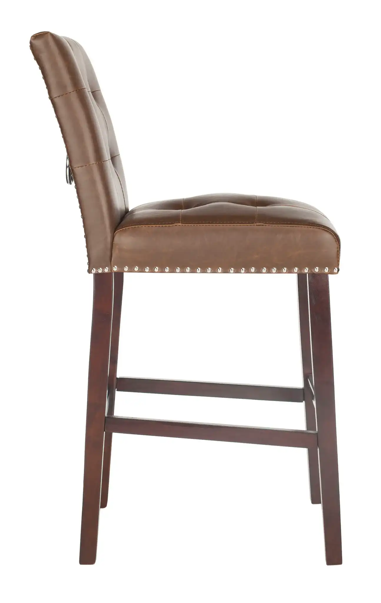 Nikita Bar Stool (Set Of 2) in Brown / Espresso, detail view