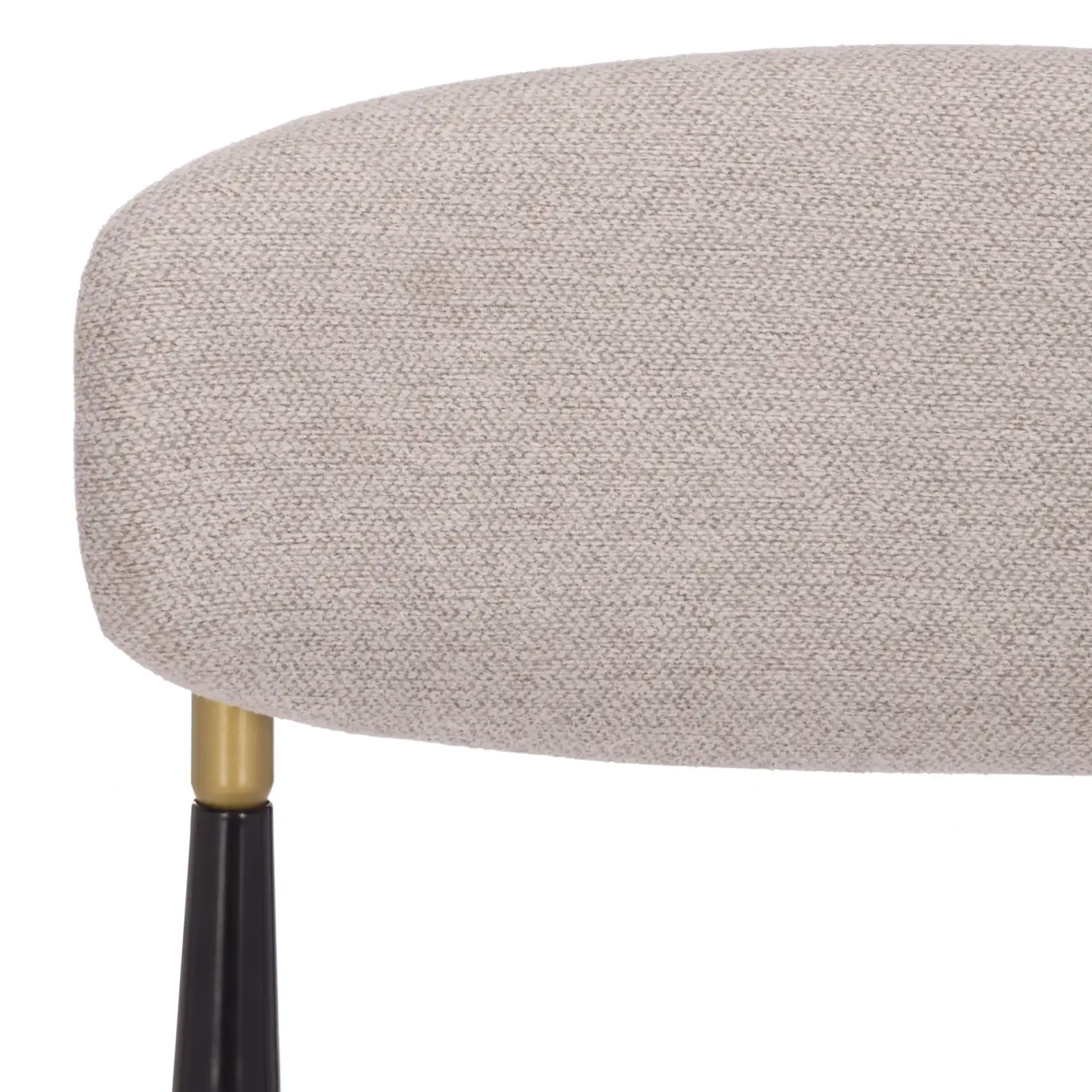 Covelle Counter Stool (Set of 2) in Black Gold / Dove Gray in a styled room