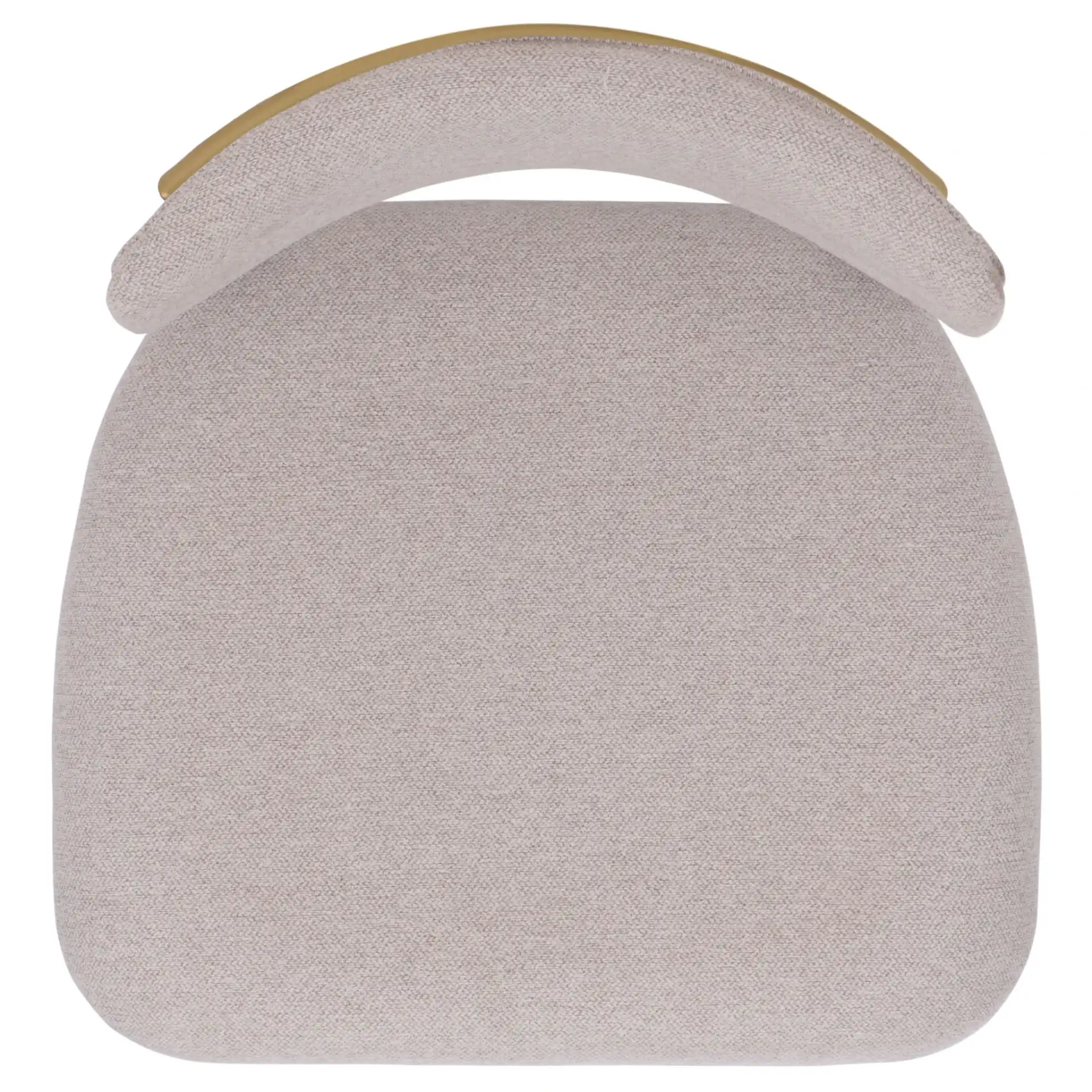 Covelle Counter Stool (Set of 2) in Black Gold / Dove Gray, detail view