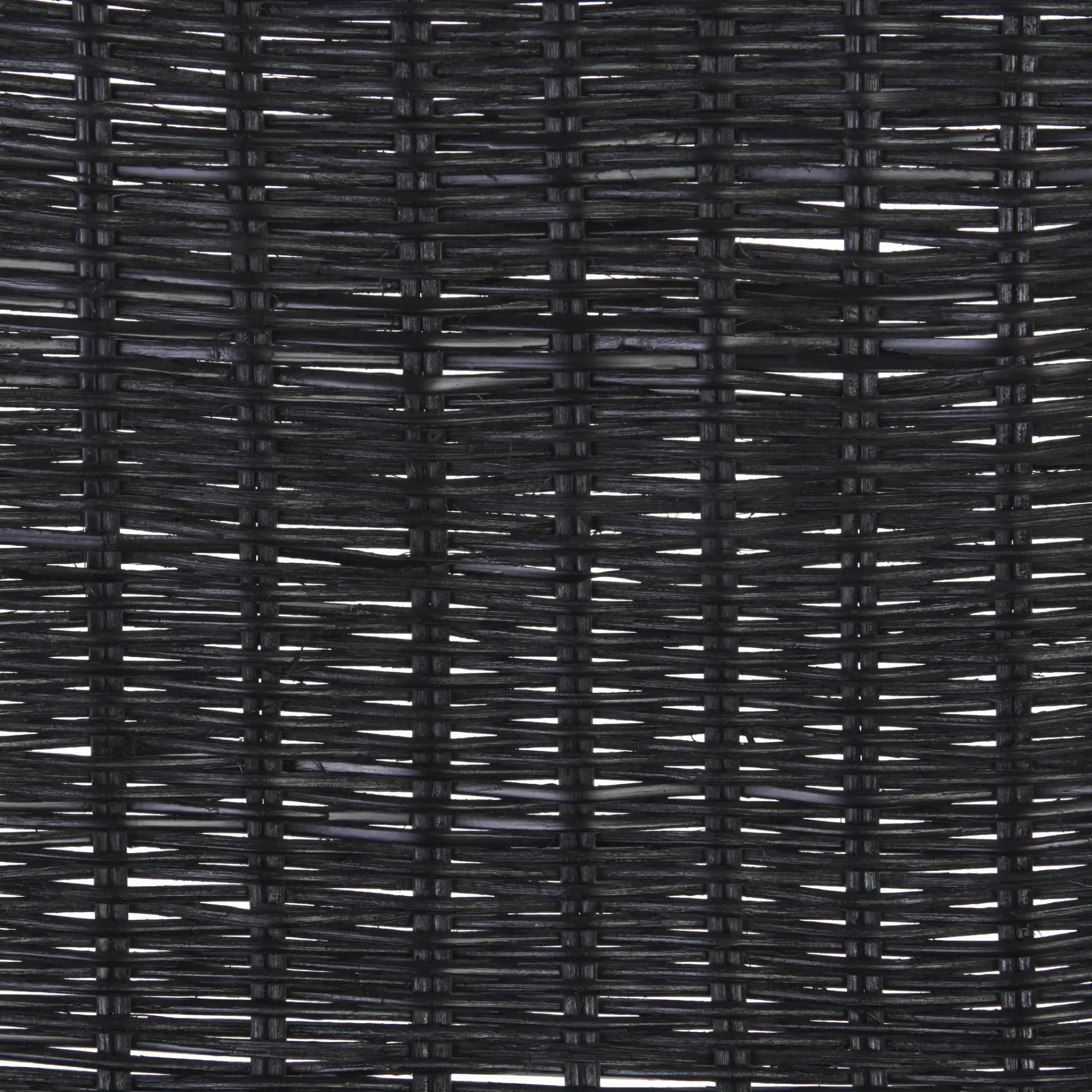 Minerva Weaved Counter Stool (Set of 2) in Black, detail view