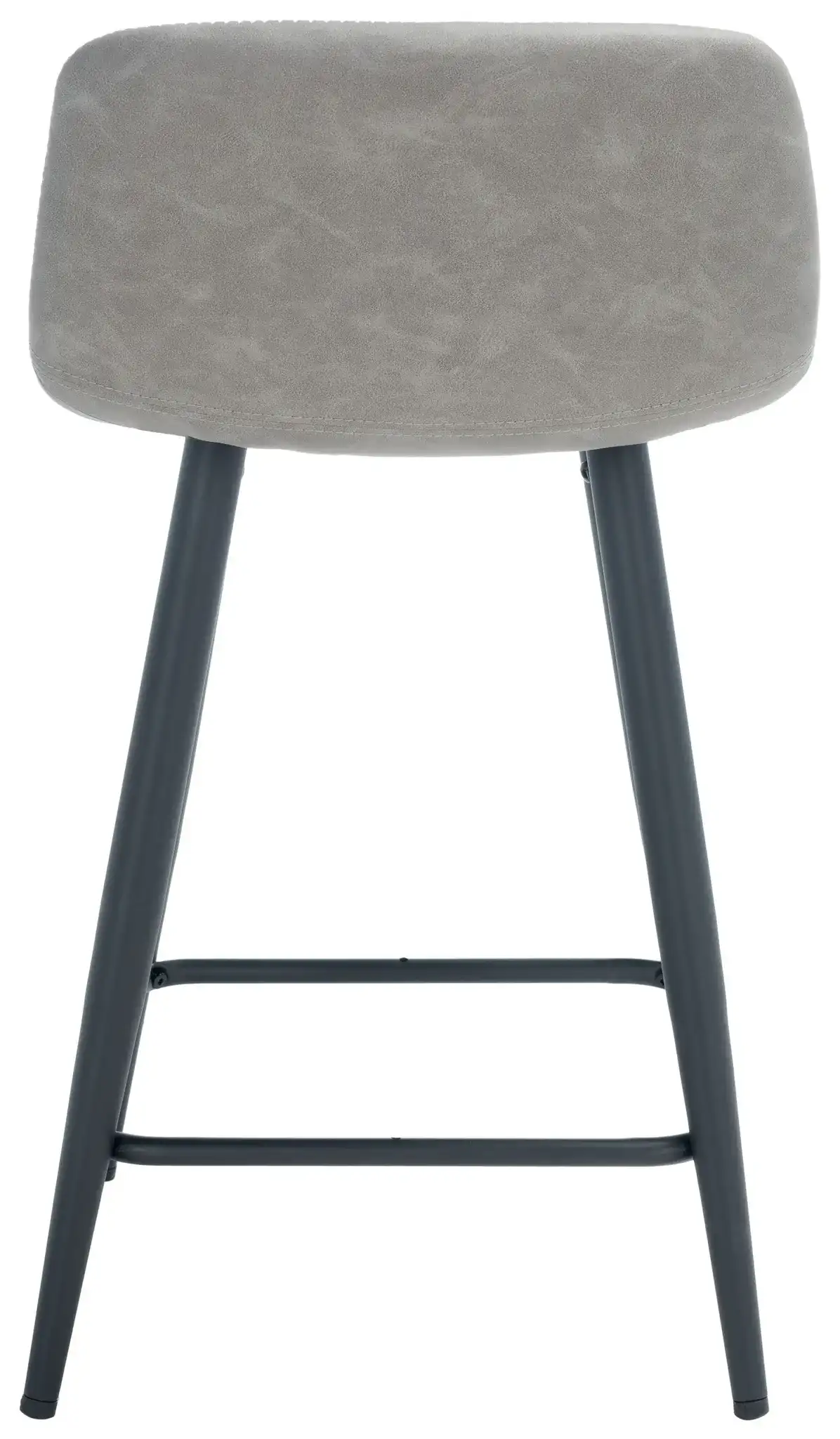 Asena Counter Stool in Gray / Black, detail view