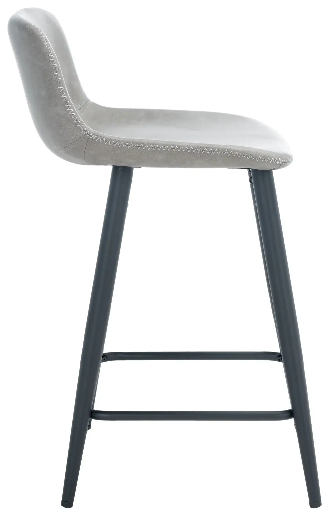 Asena Counter Stool in Gray / Black