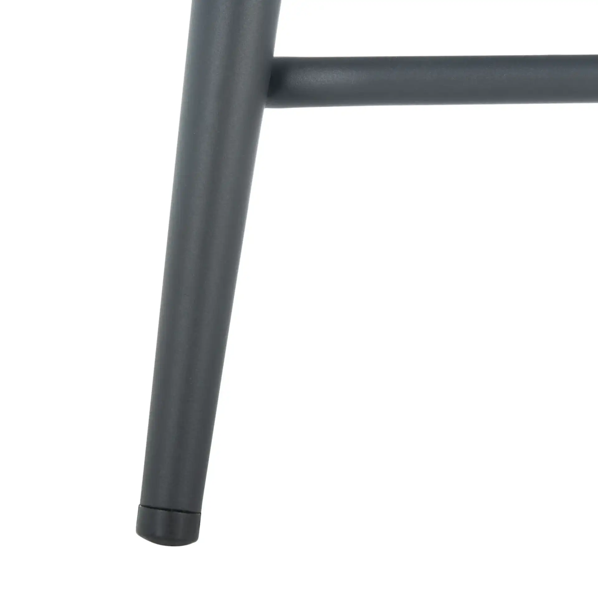 Cataleya Counter Stool in Taupe / Black, detail view