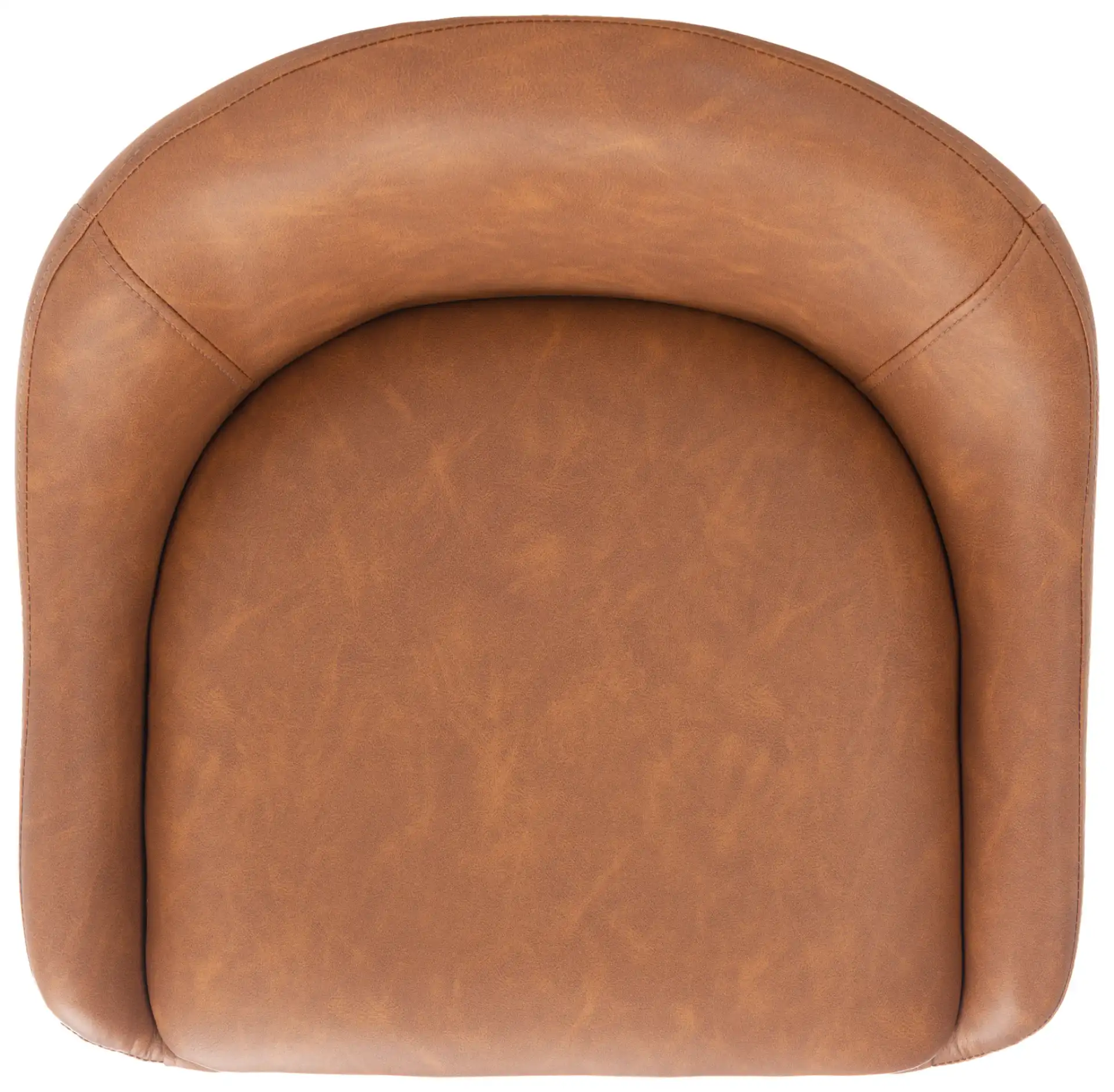 Anson Counter Stool in Cigar / Black, detail view