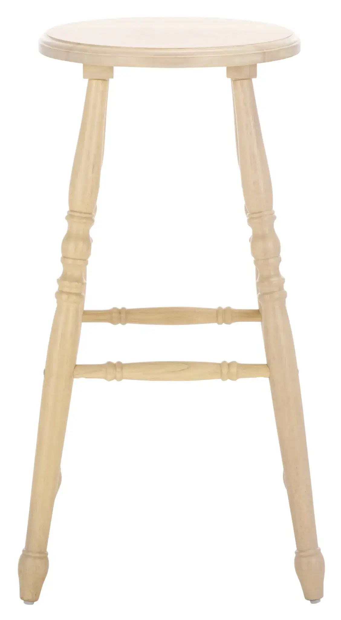 Sidiko 29" Barstool (Set of 2) in Matte Black, detail view