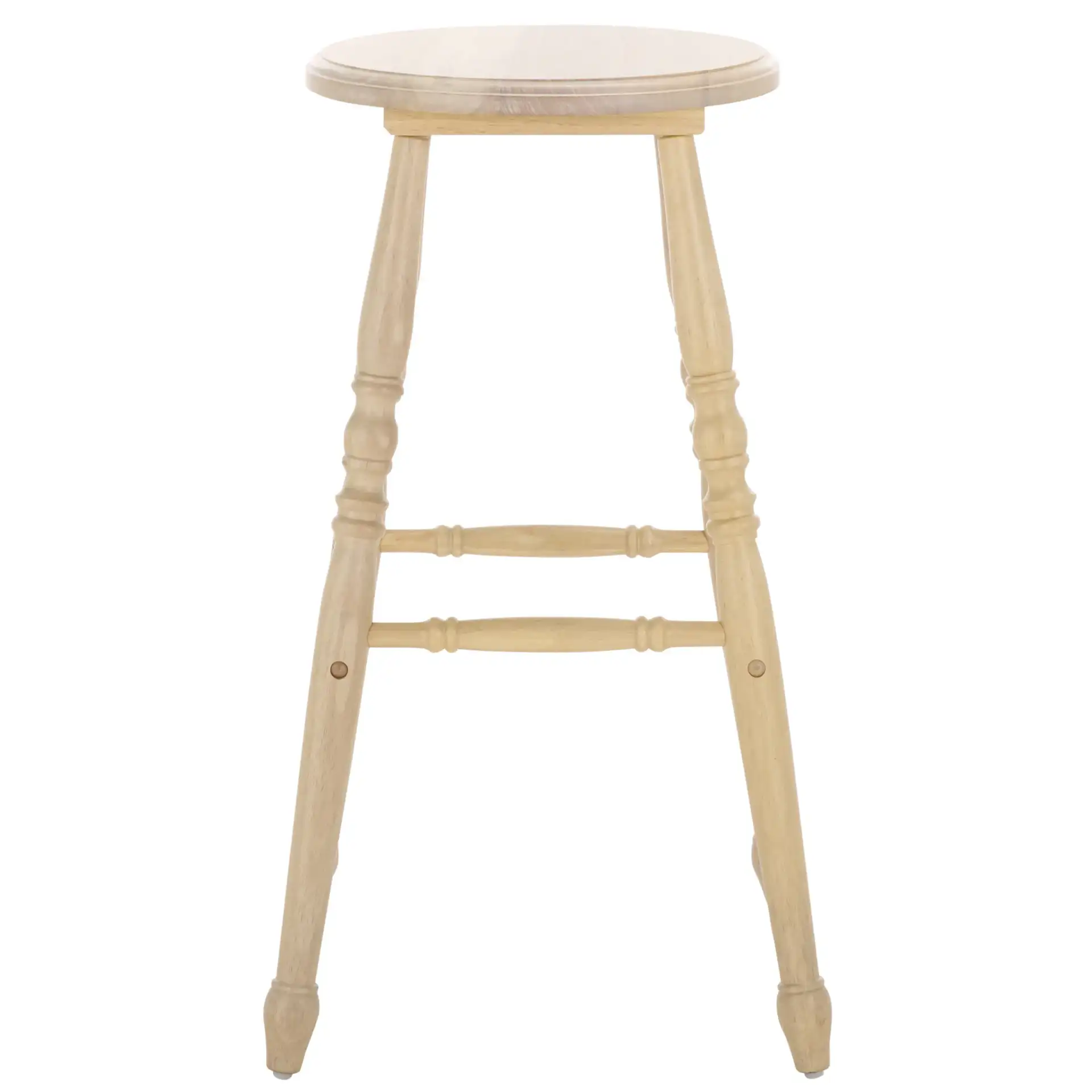 Sidiko 29" Barstool (Set of 2) in Matte Black, detail view