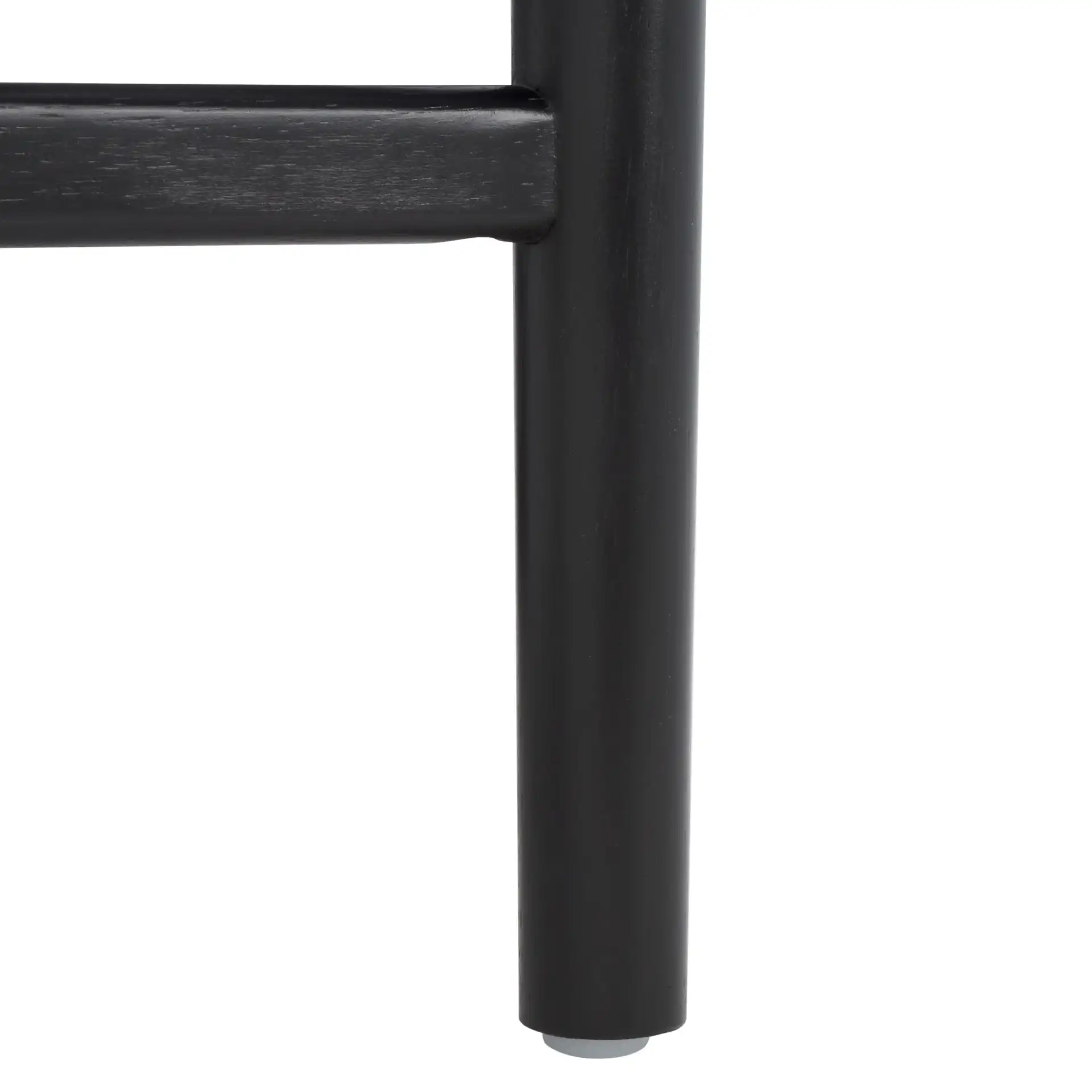 Kieran Counter Stool in Cream / Black, detail view