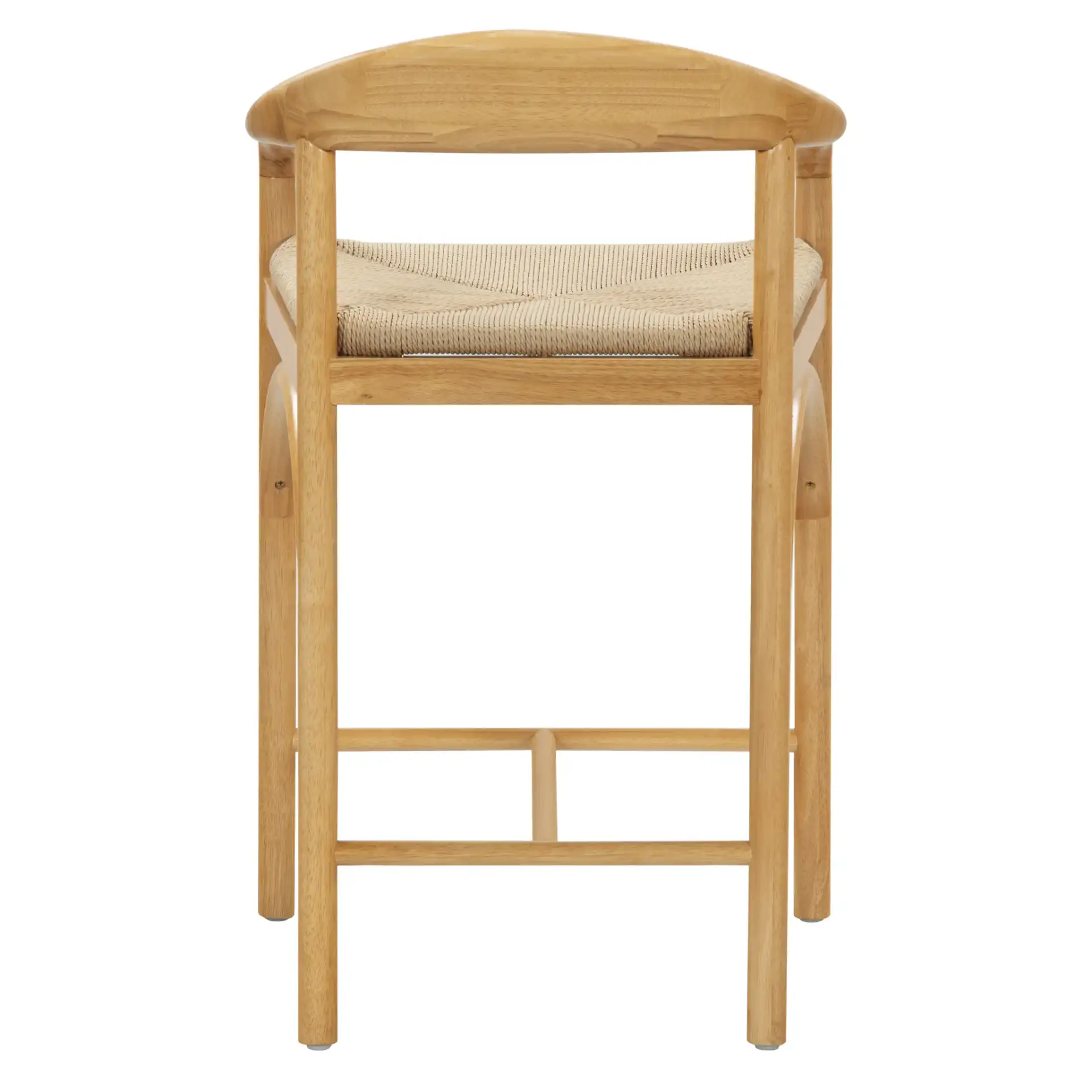 Lucera Counter Stool in Natural, detail view