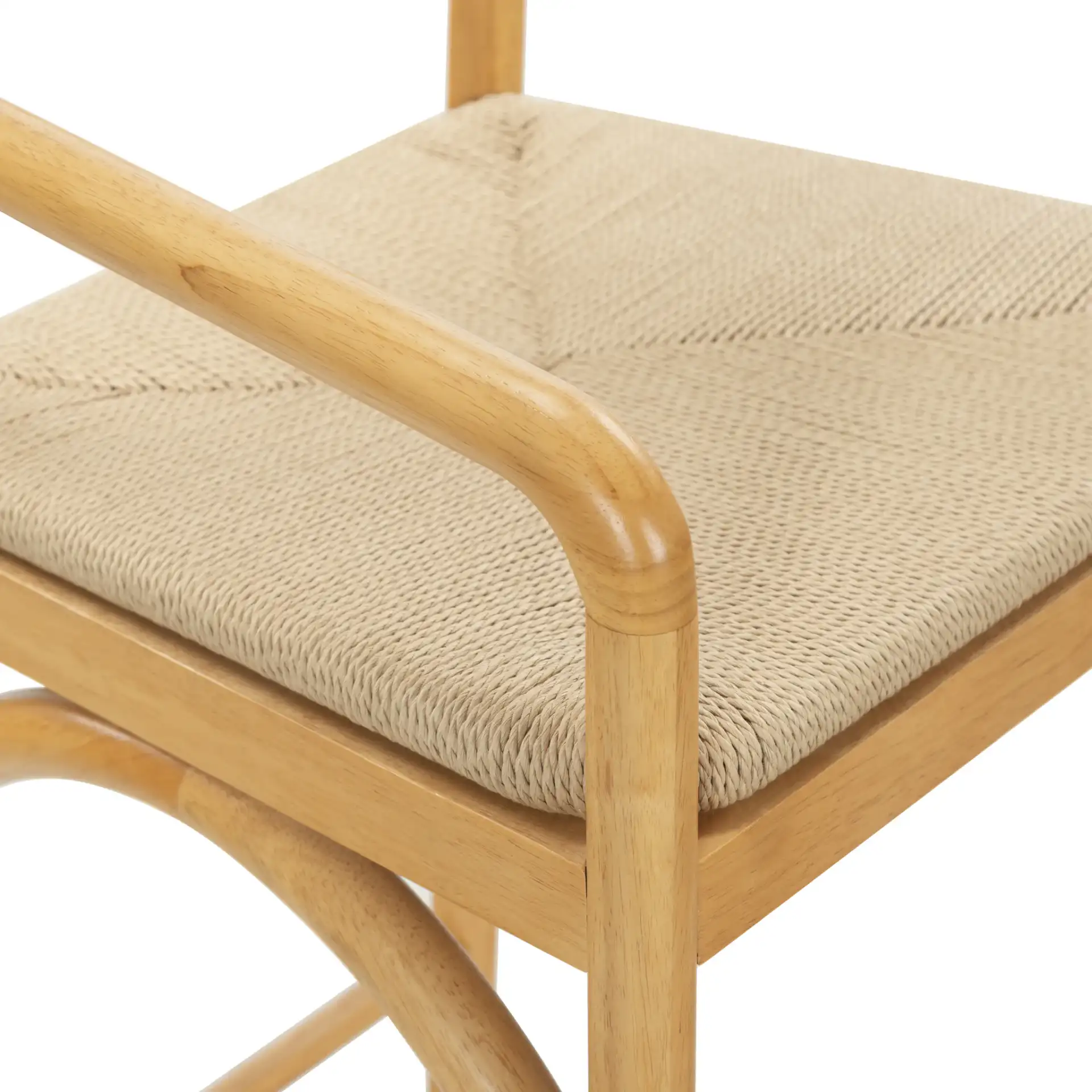 Lucera Counter Stool in Natural in a styled room