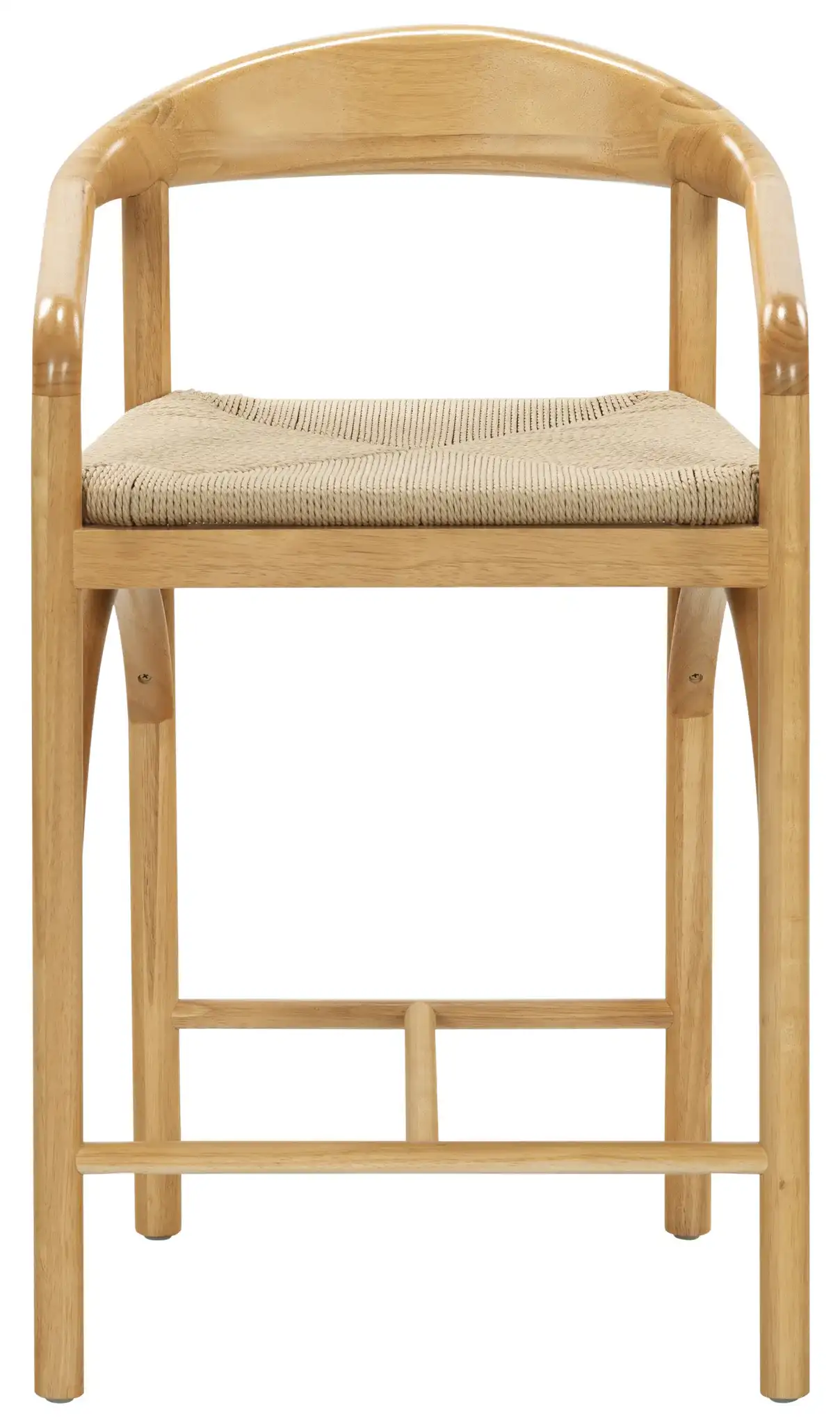 Lucera Counter Stool in Natural, detail view