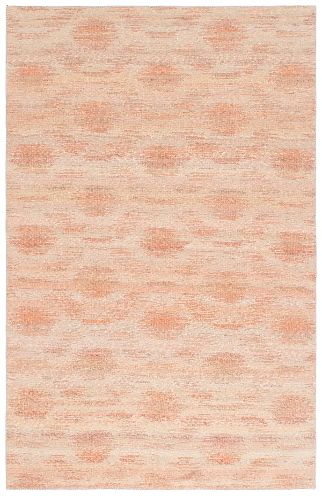 Cabo Blurred Diamond Rug in Red / Beige