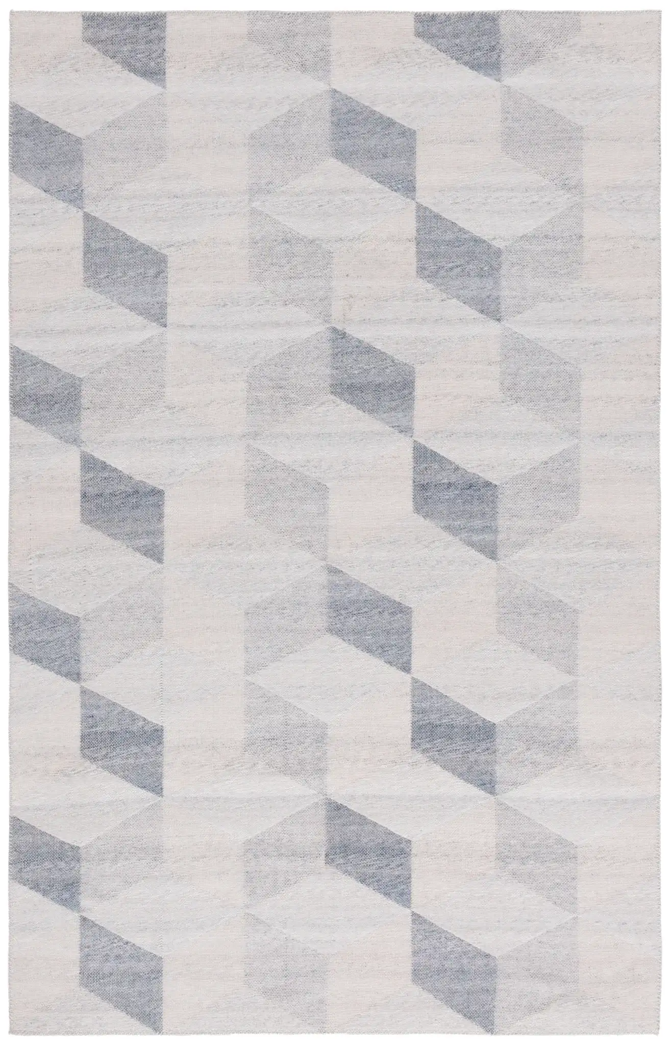 Cabo Cube Rug in Beige / Light Gray