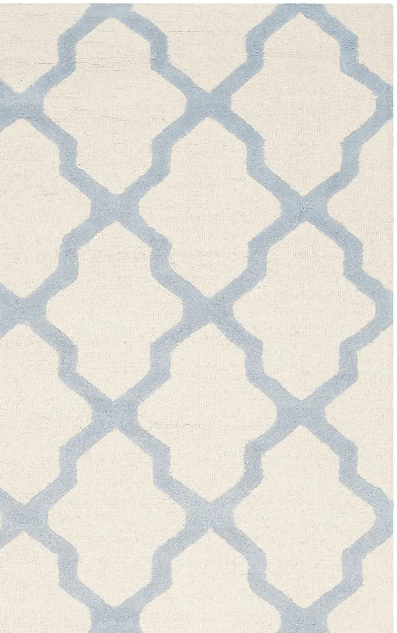 Ivory / Light Blue