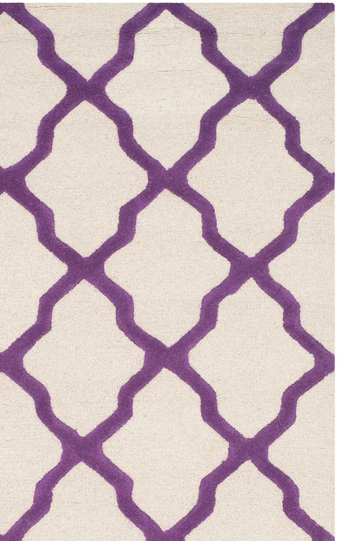 Ivory / Purple