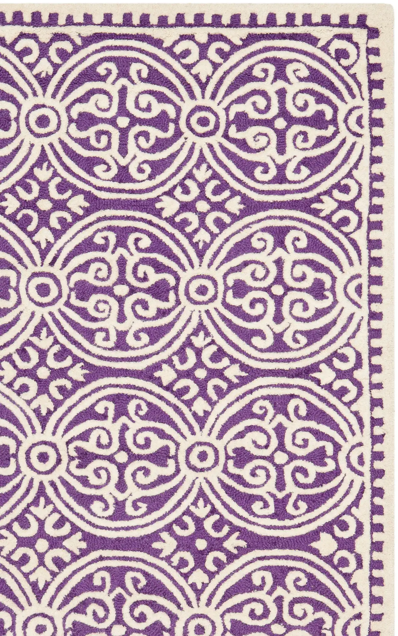 Purple / Ivory