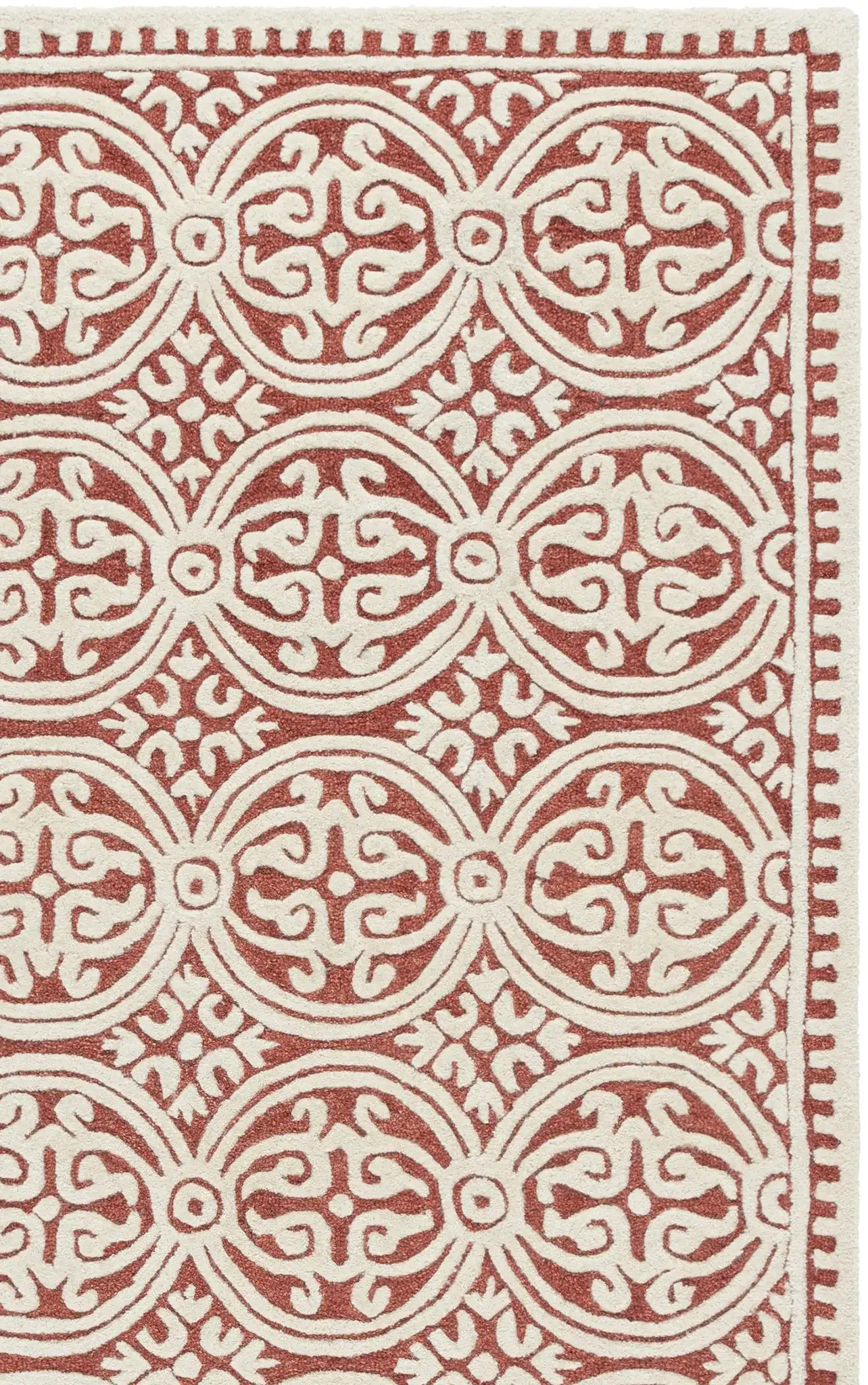 Ivory / Red